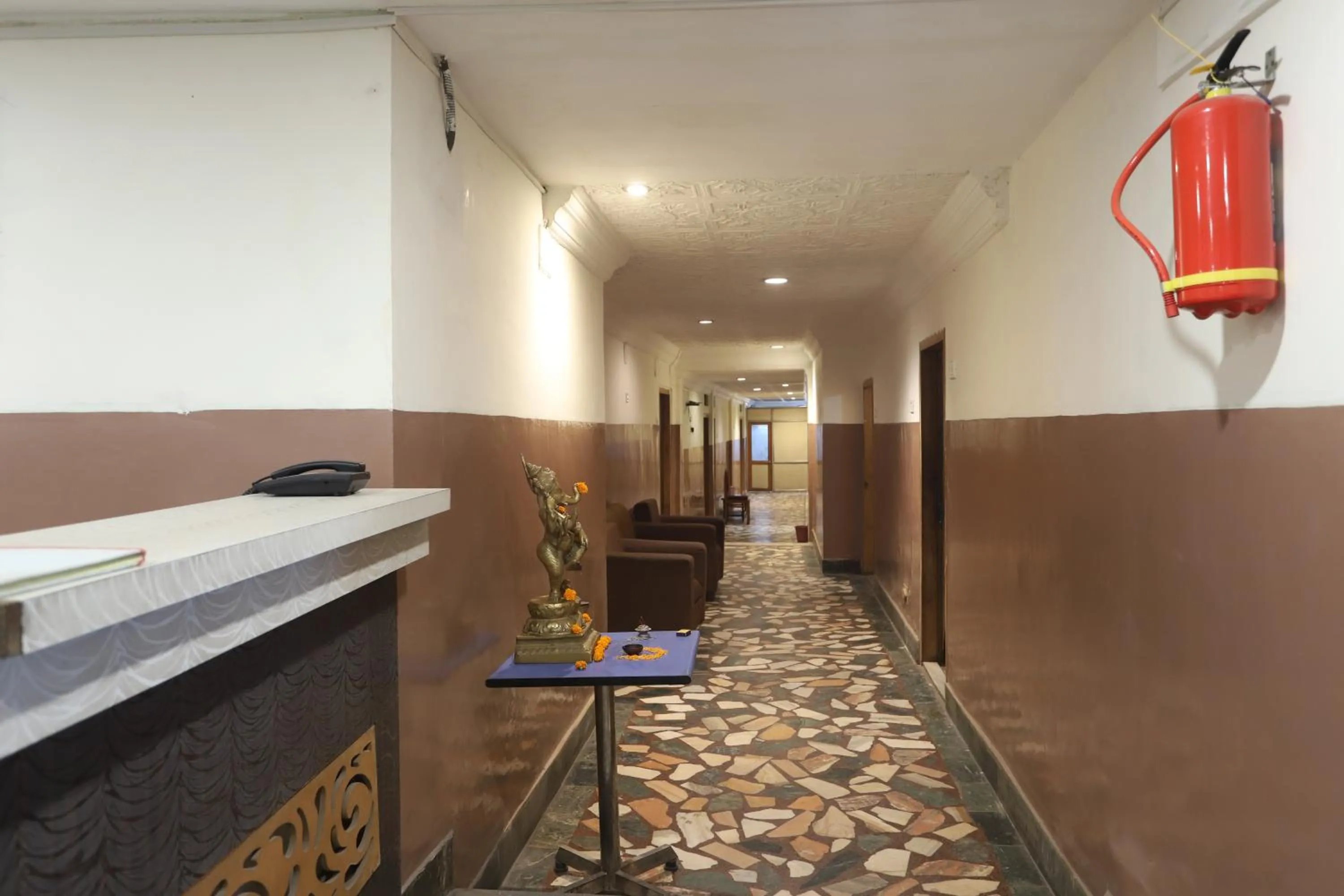 Lobby or reception in Hotel Deendayal