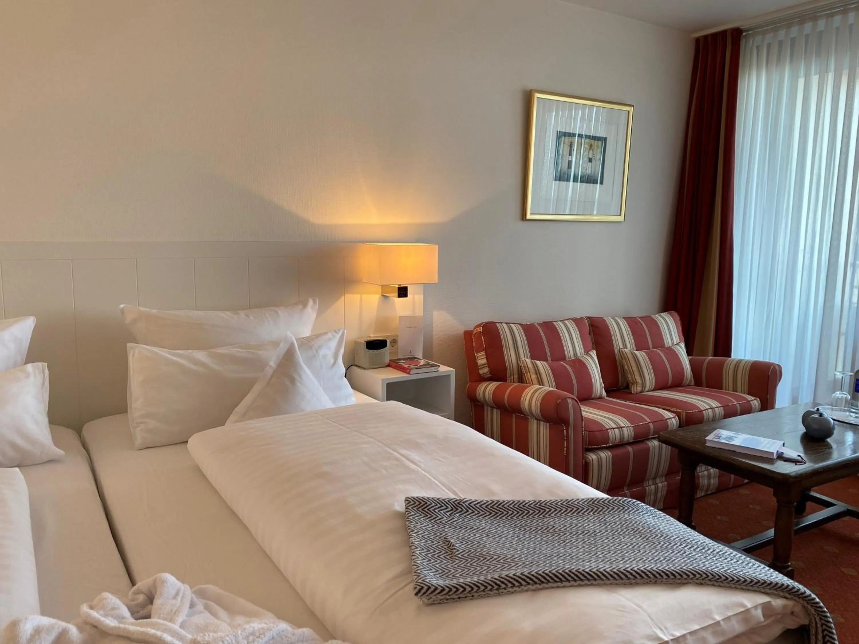 Bed in Hotel Wünschmann