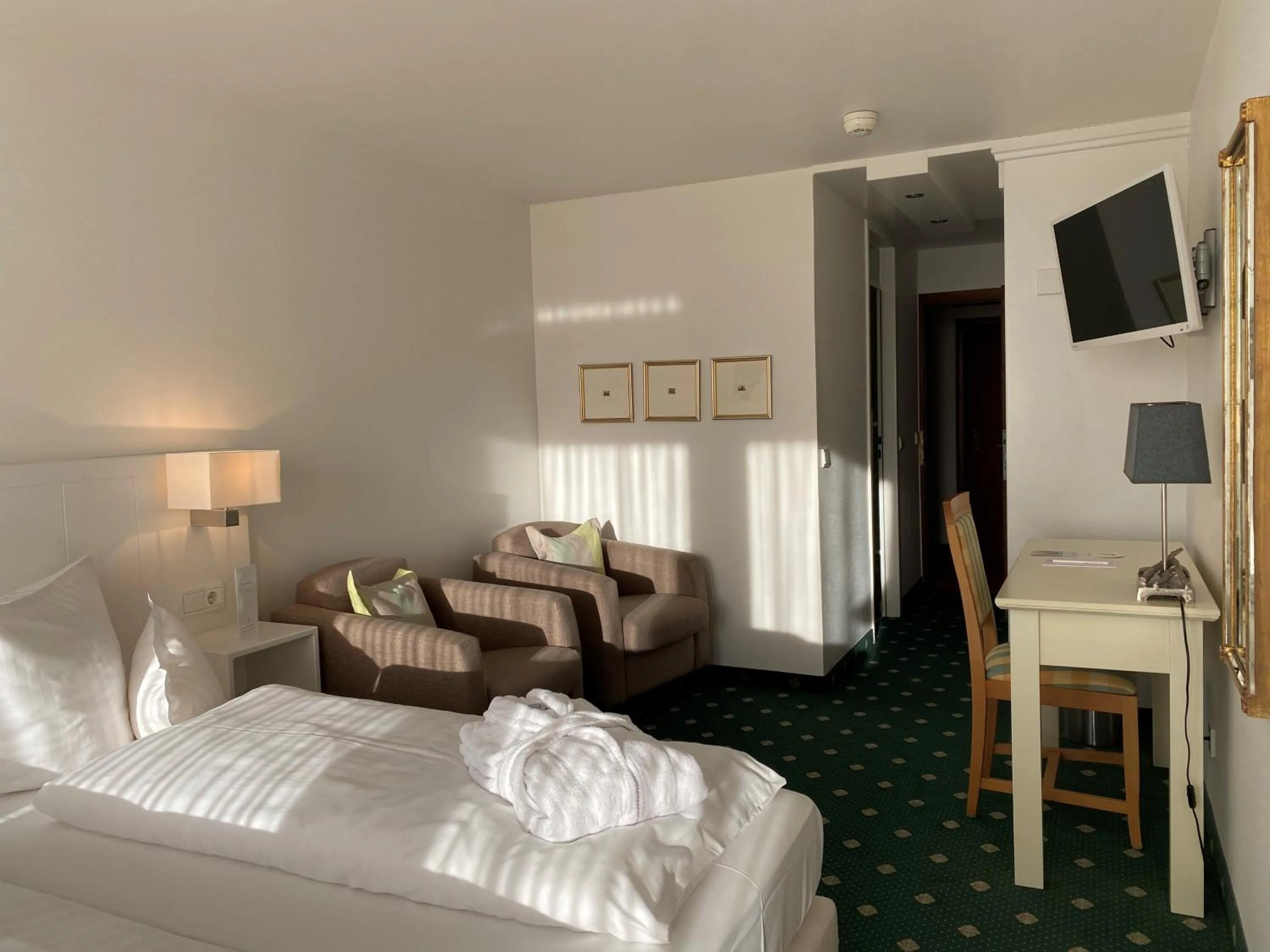 Bed in Hotel Wünschmann