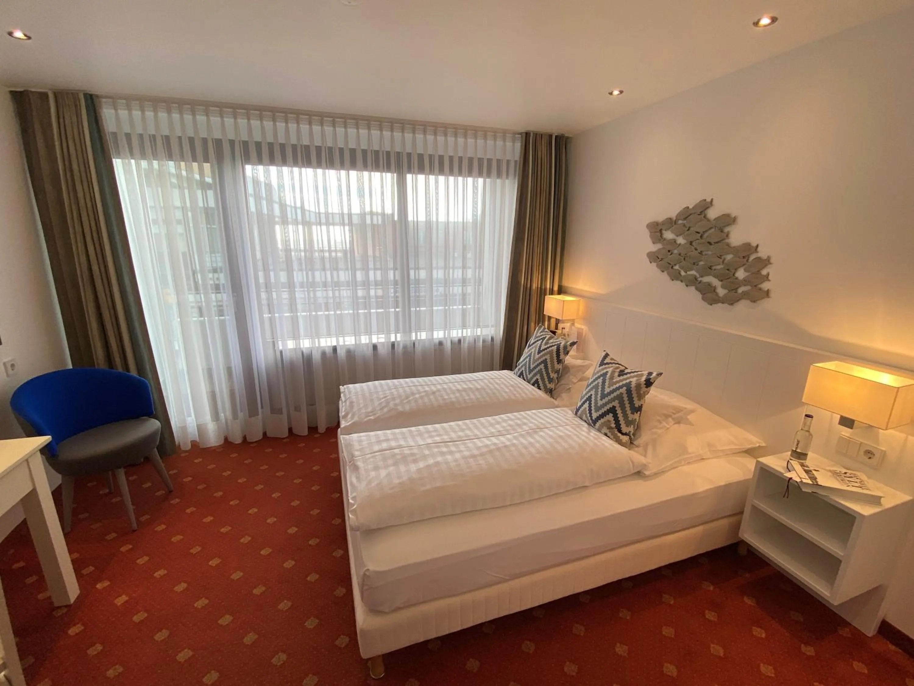 Bed in Hotel Wünschmann