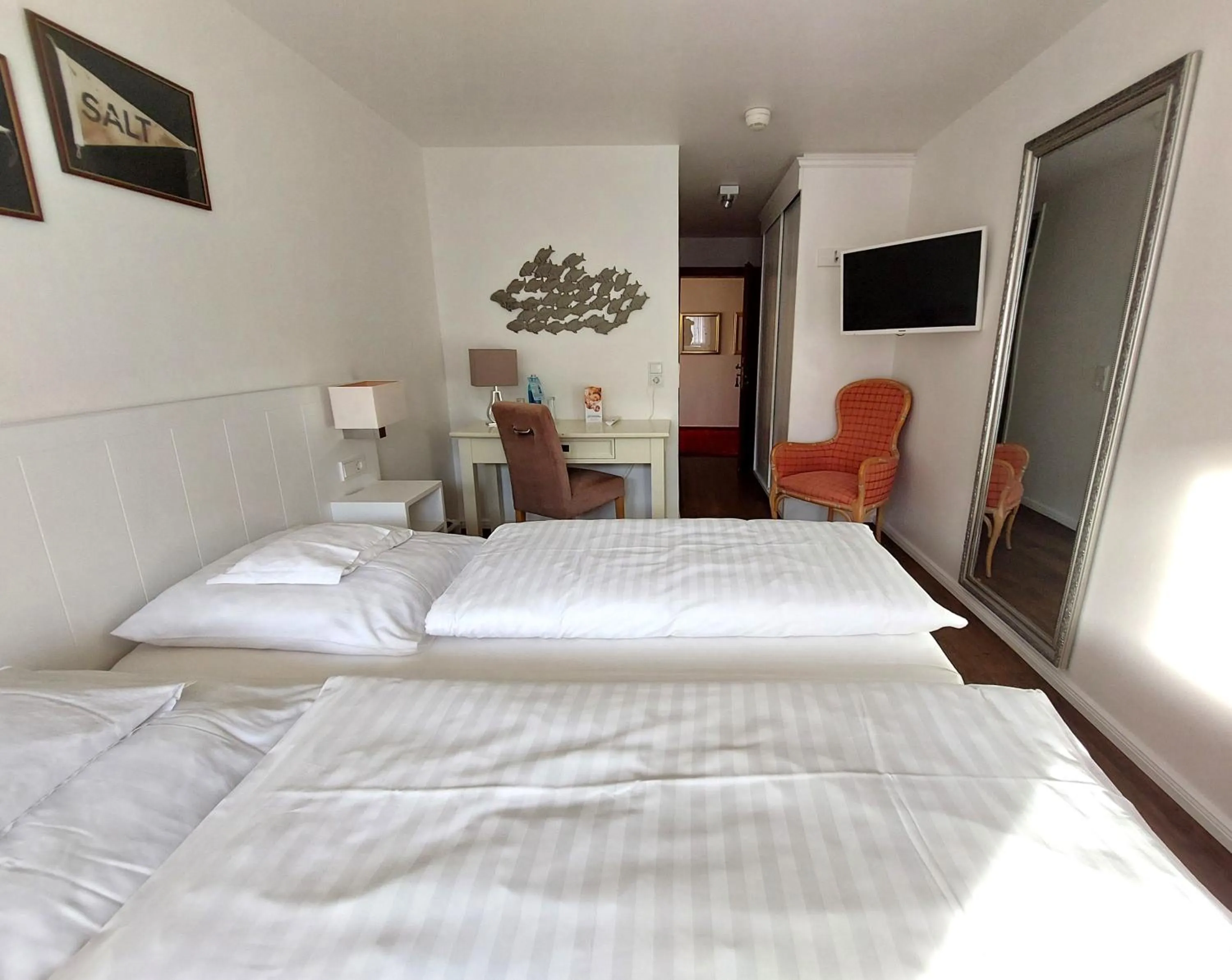 Bed in Hotel Wünschmann