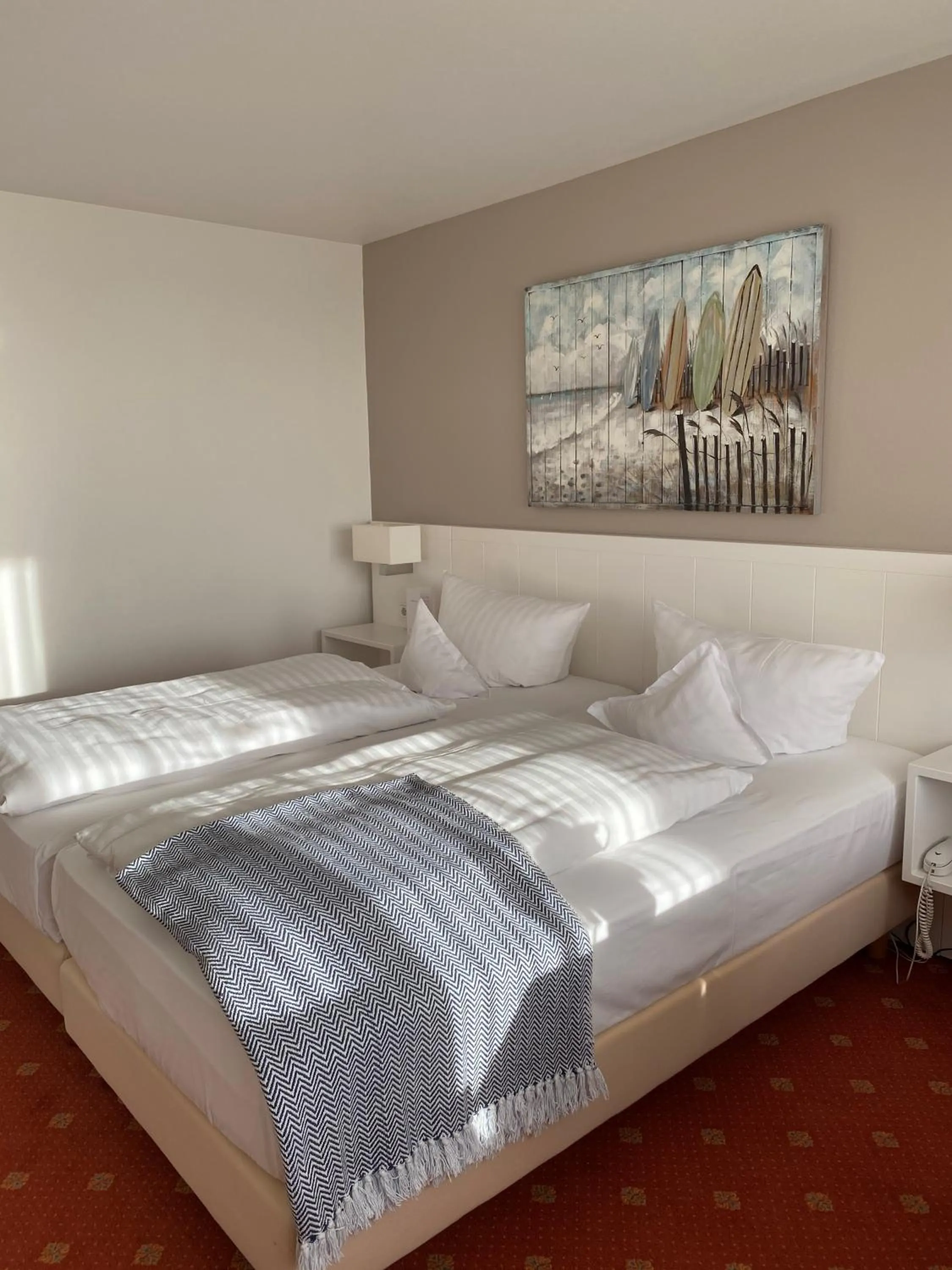 Bed in Hotel Wünschmann