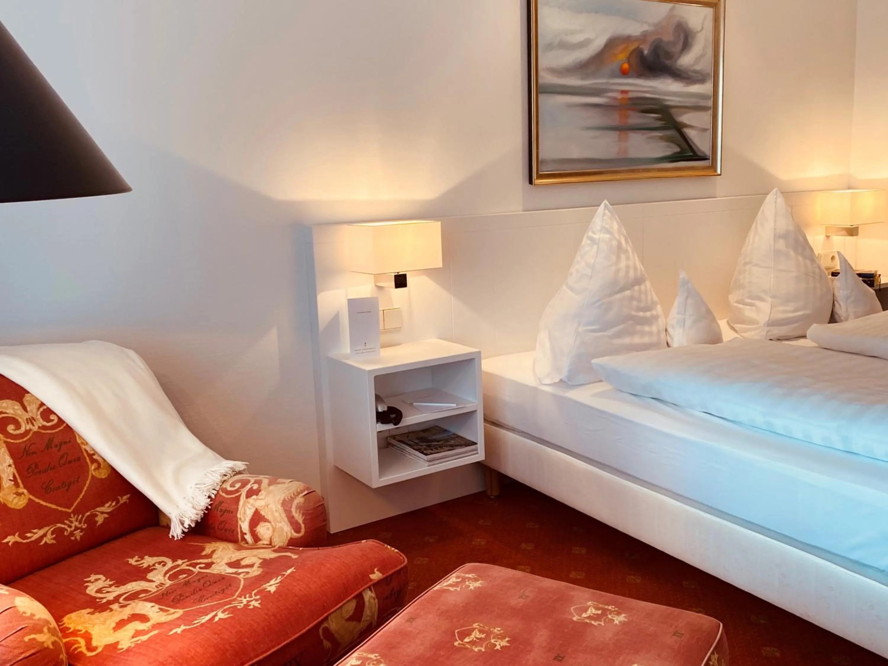 Bed in Hotel Wünschmann