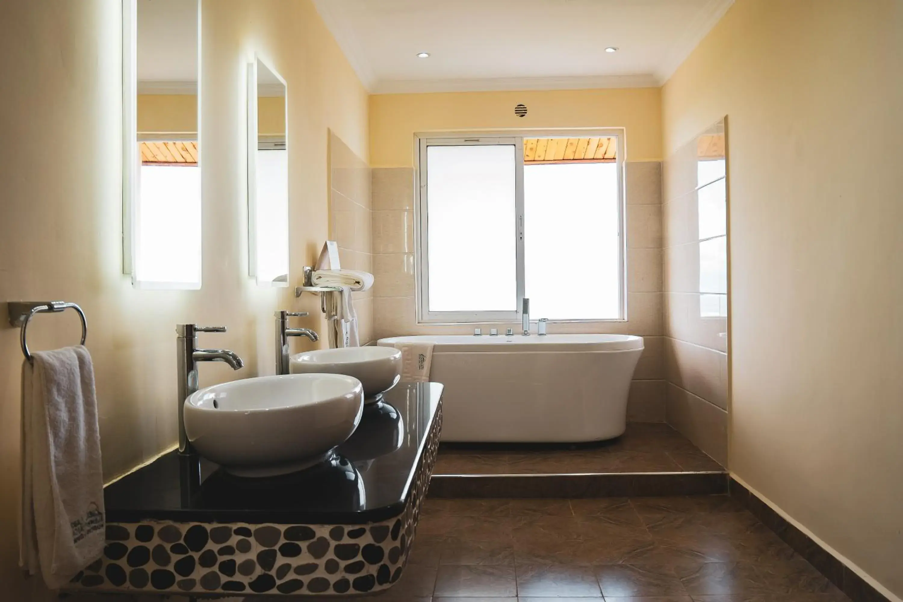 Bathroom, Bed in Lake Elementaita Mountain Lodge Bathroom, Bed in Lake Elementaita Mountain Lodge