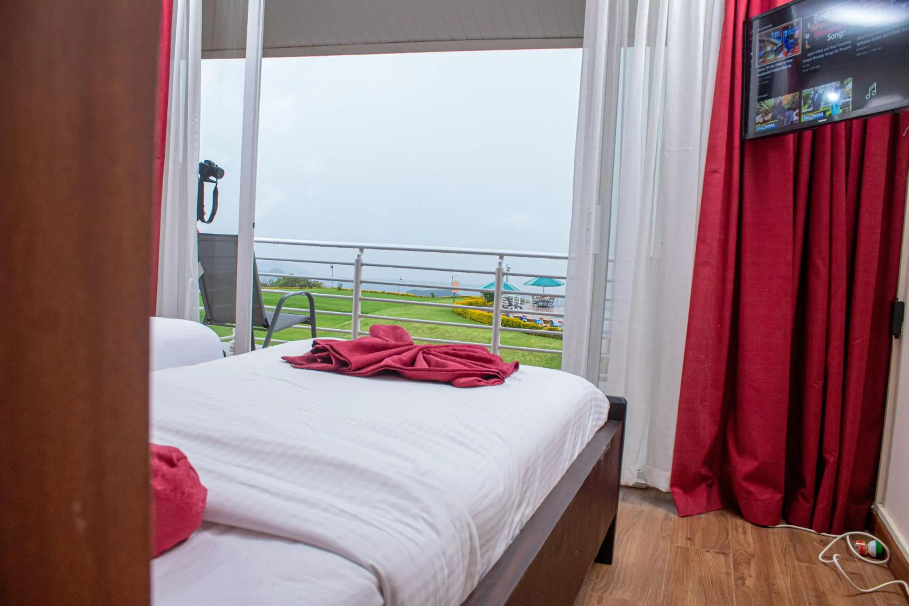 Natural landscape, Bed in Lake Elementaita Mountain Lodge