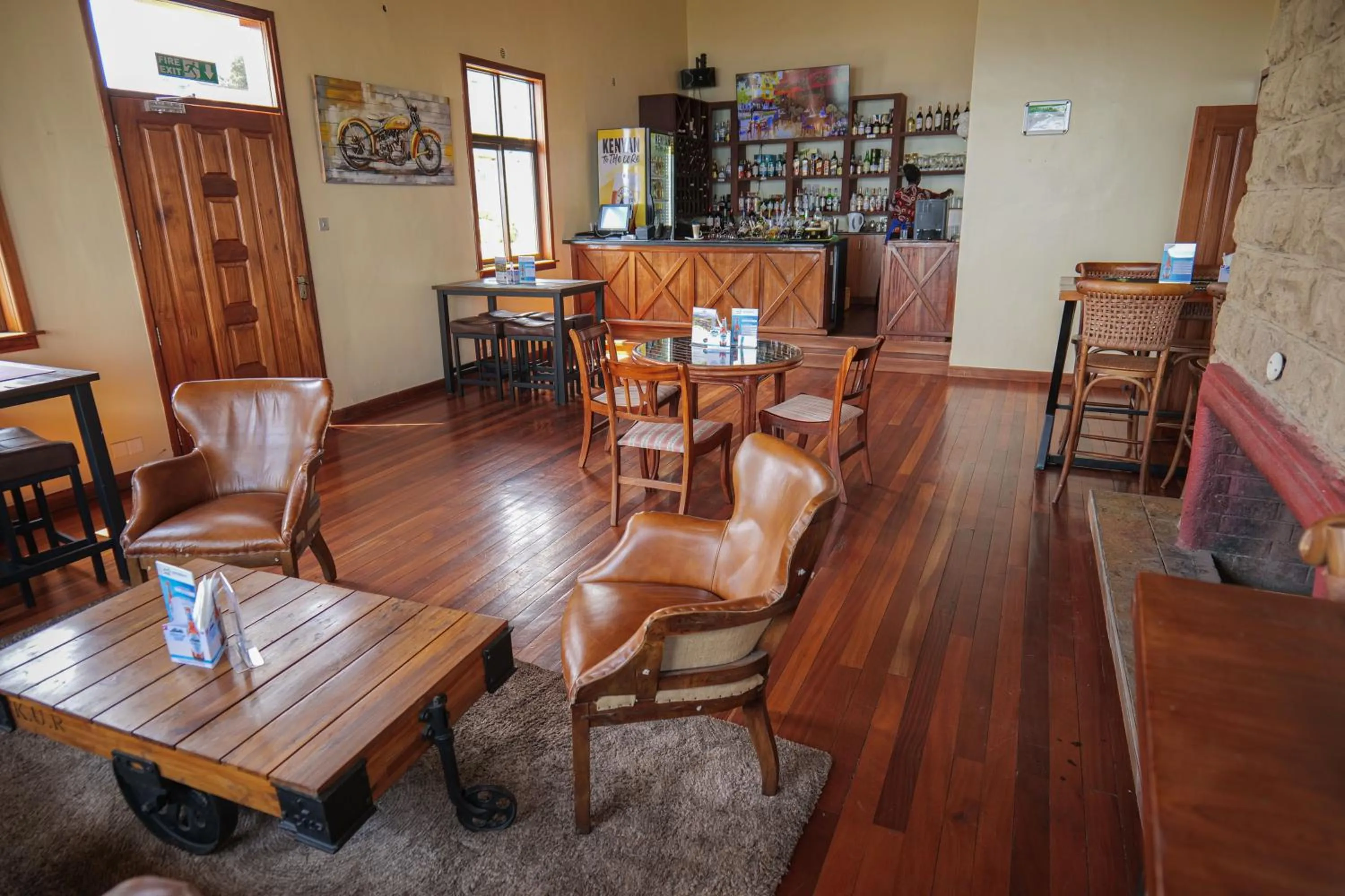 Restaurant/places to eat in Lake Elementaita Mountain Lodge