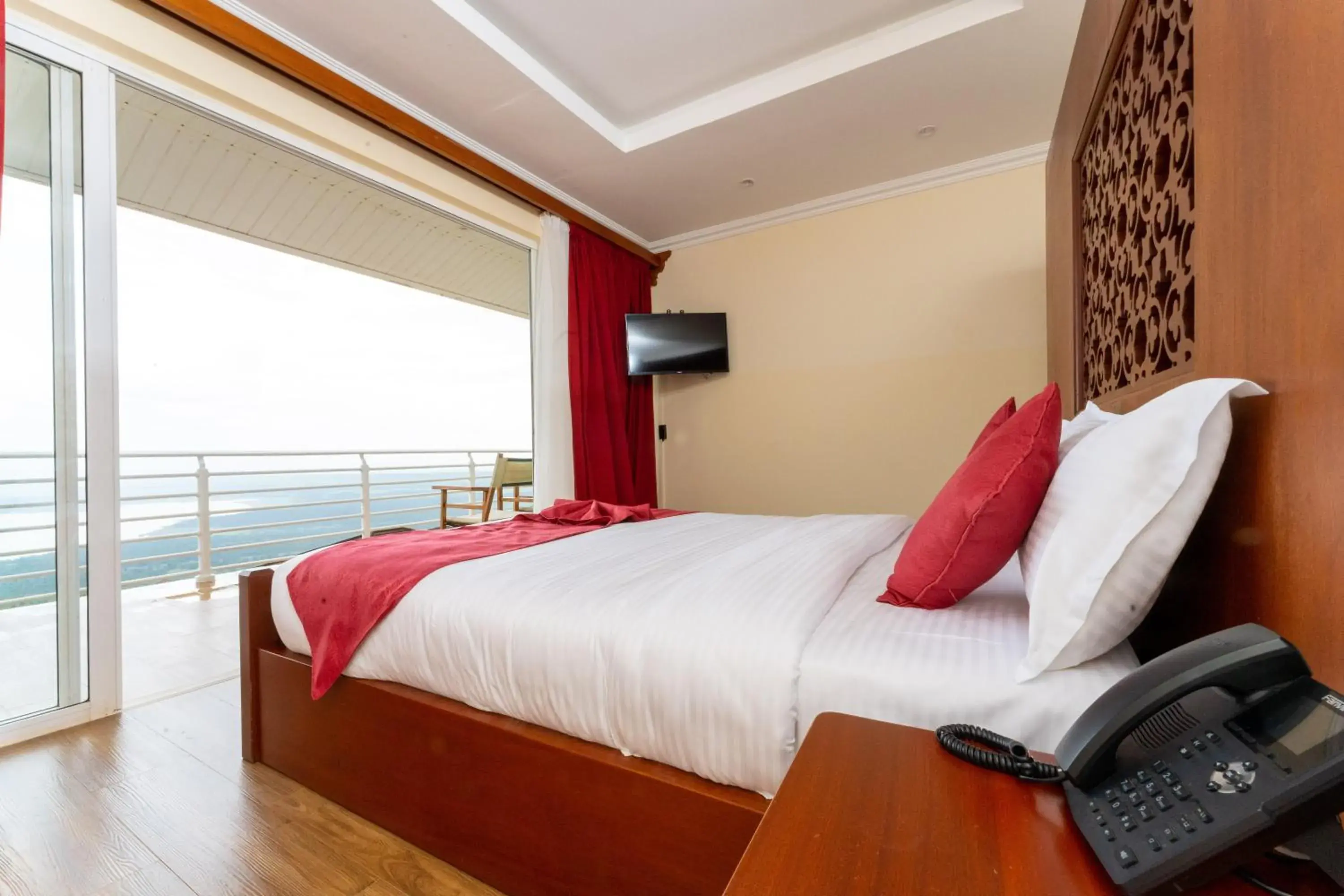 Bed in Lake Elementaita Mountain Lodge Bed in Lake Elementaita Mountain Lodge