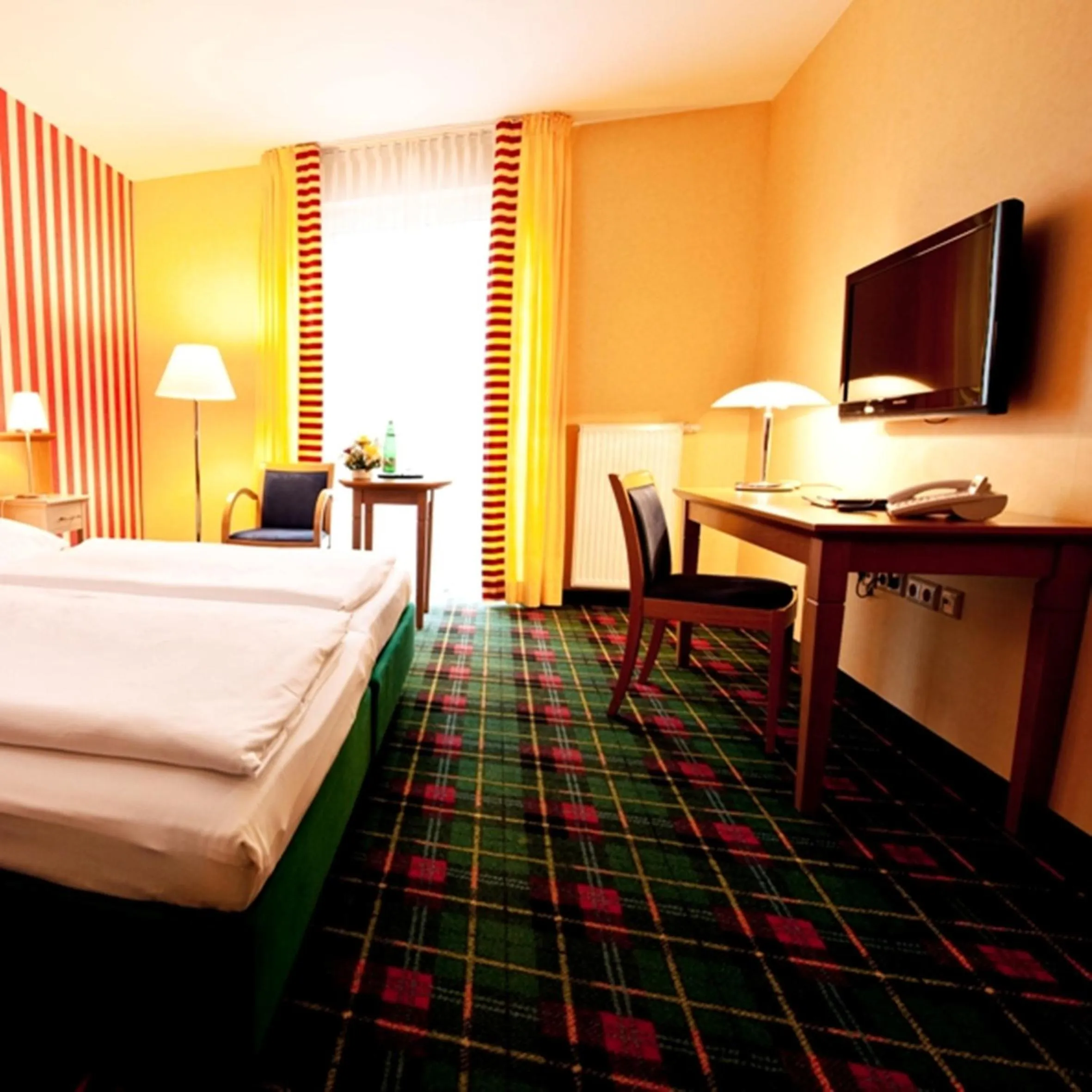 Bedroom, Bed in Grünau Hotel