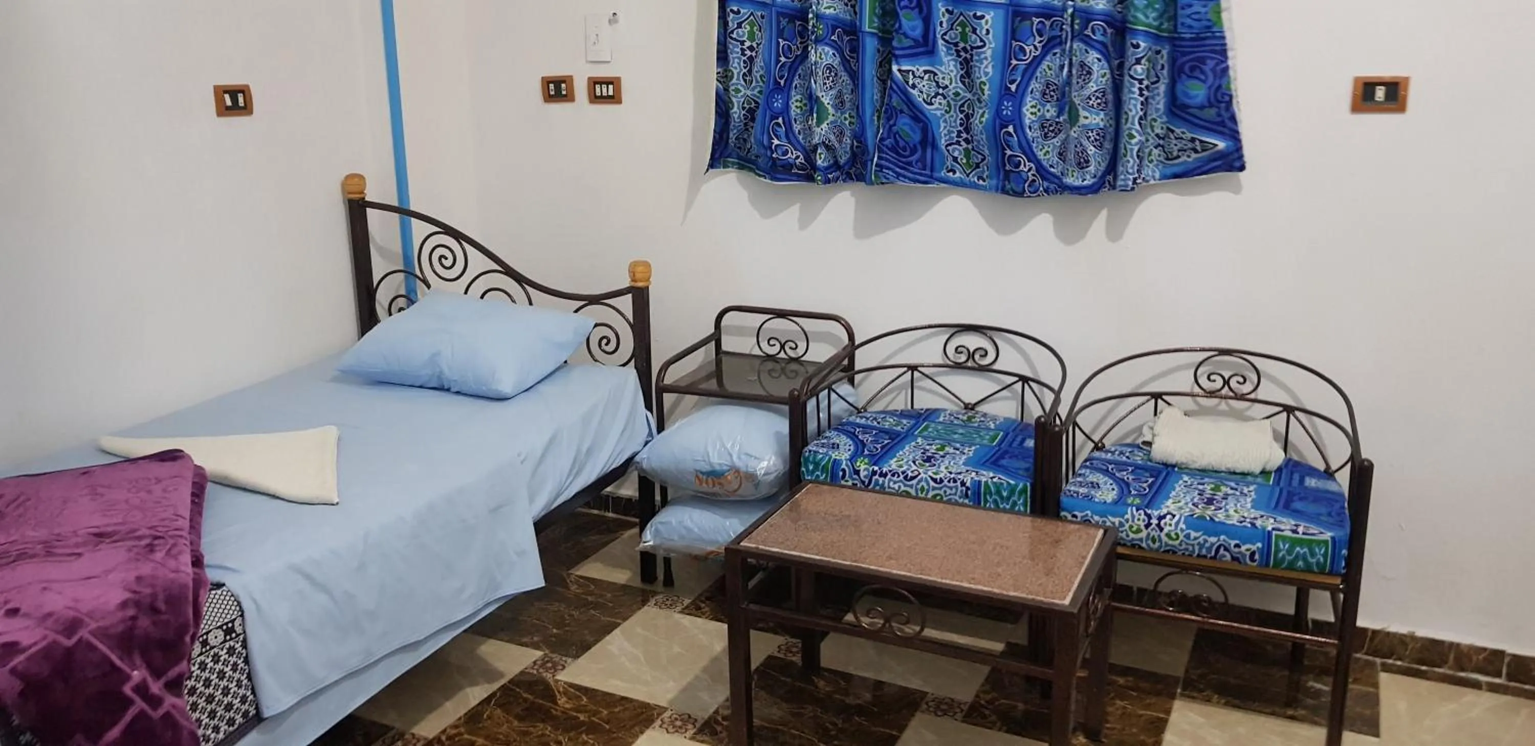 Bed in Nuba Tod Abouda Guest House