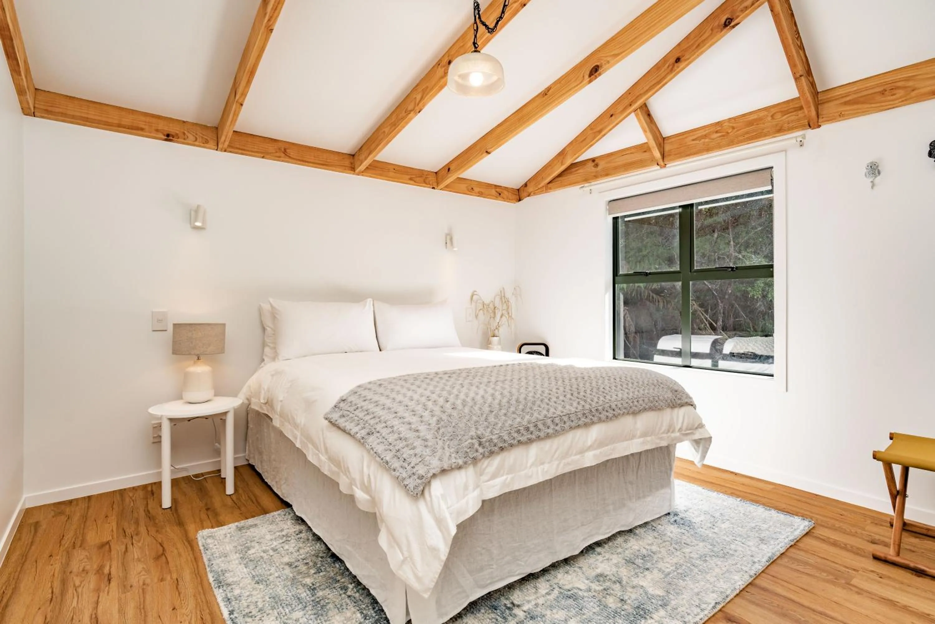 Bedroom, Bed in Tui & Nikau Cabins