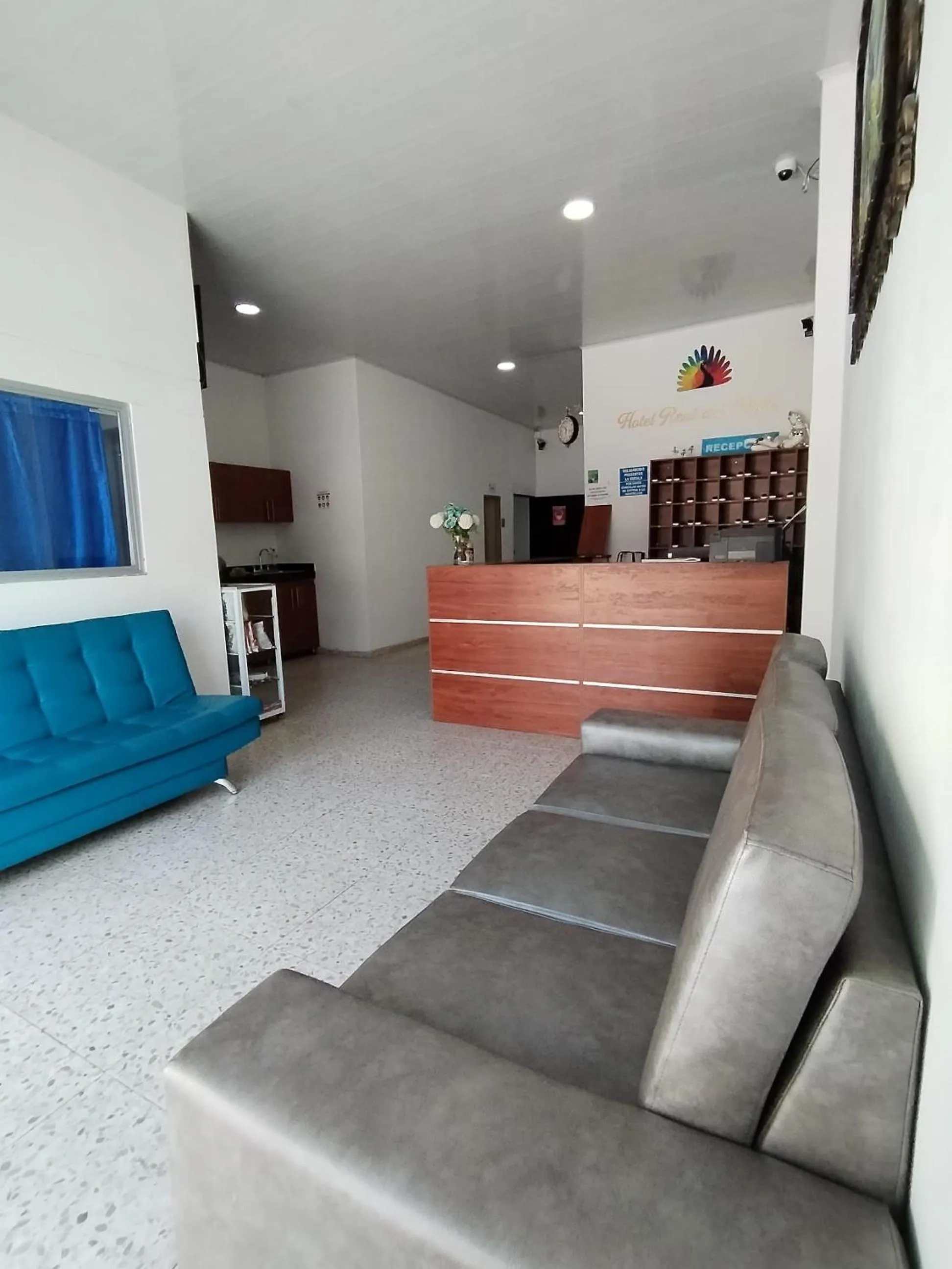 Lobby or reception in Hotel Real del Valle