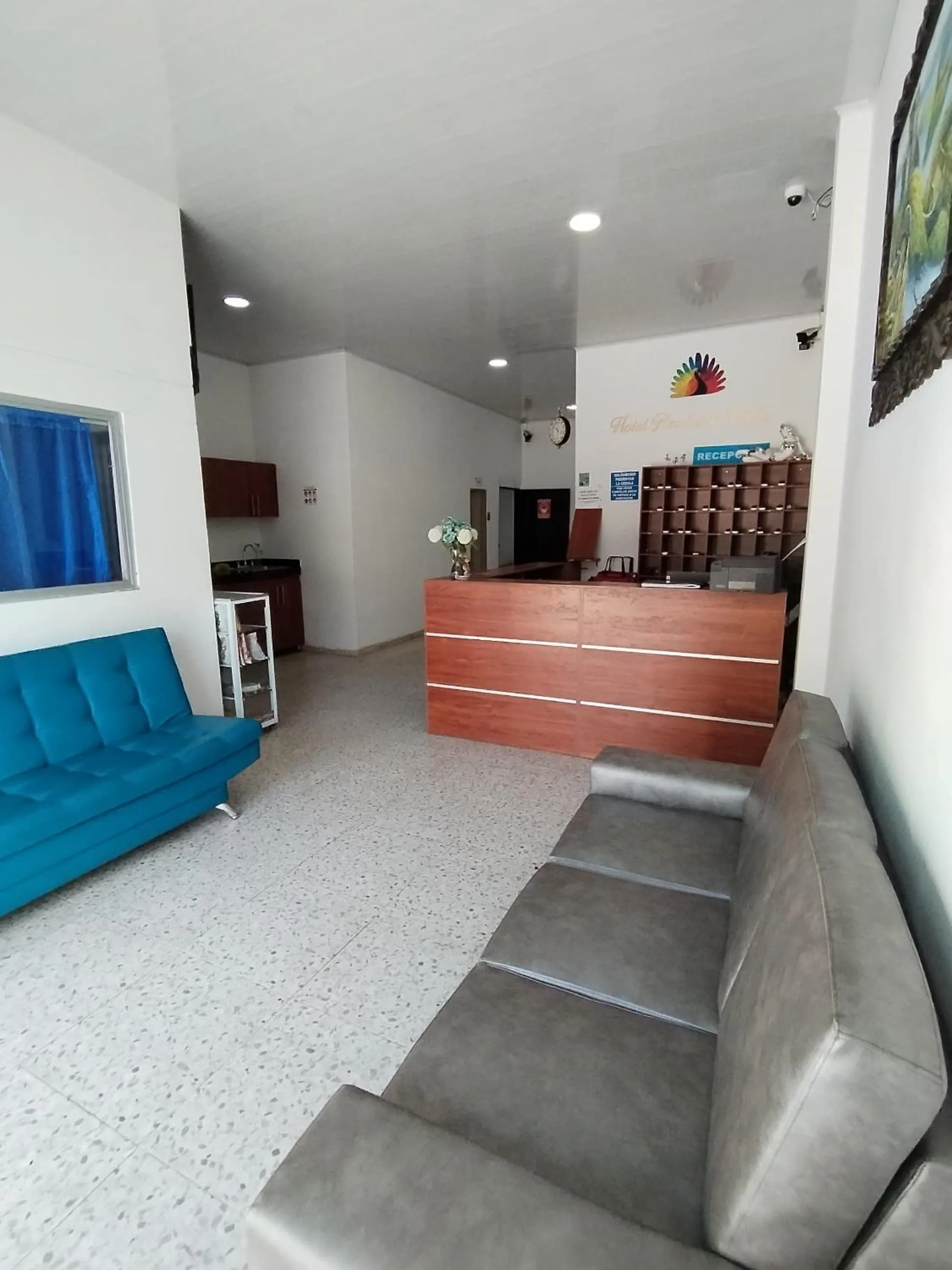 Lobby or reception in Hotel Real del Valle