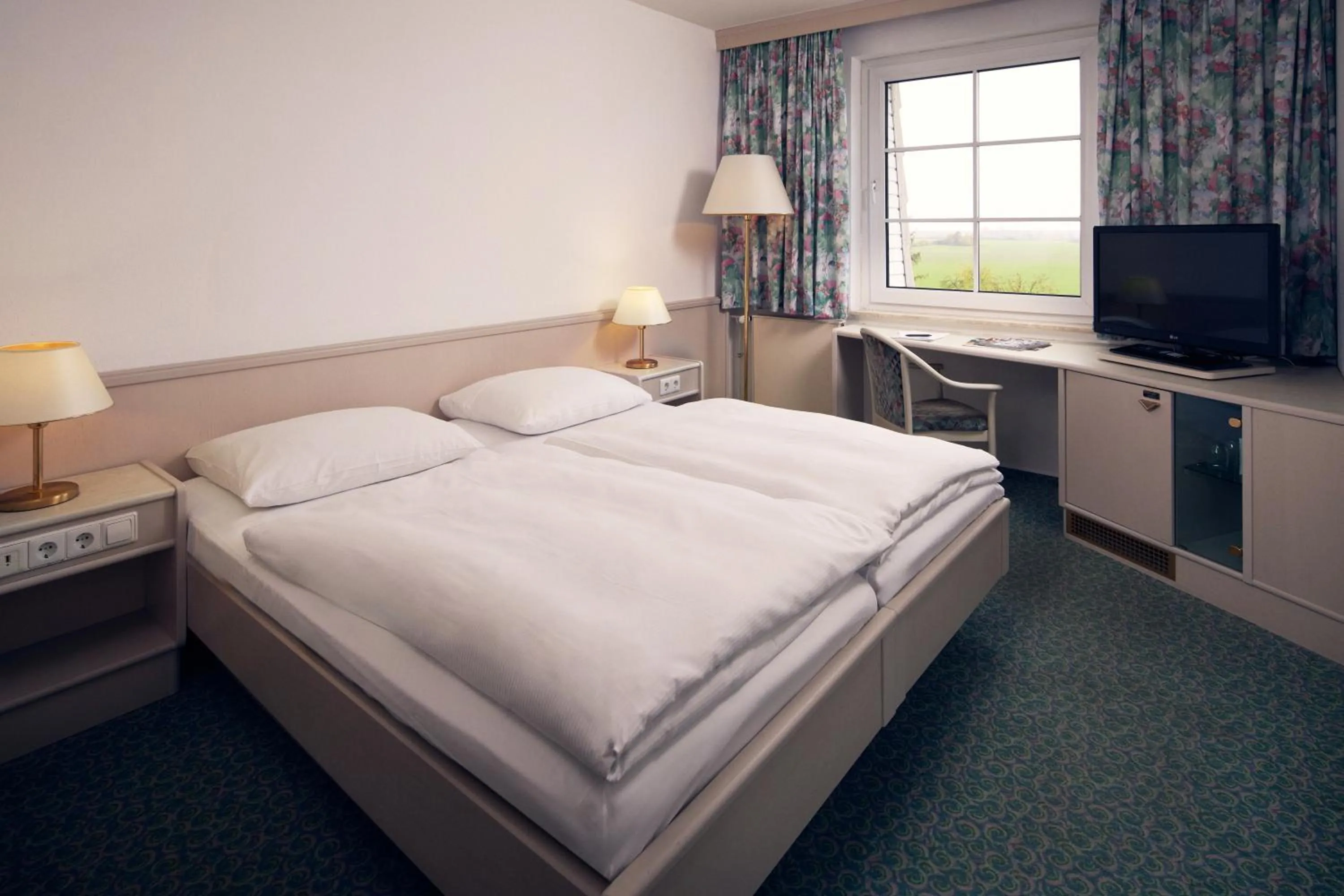 Bed in Van der Valk Landhotel Spornitz