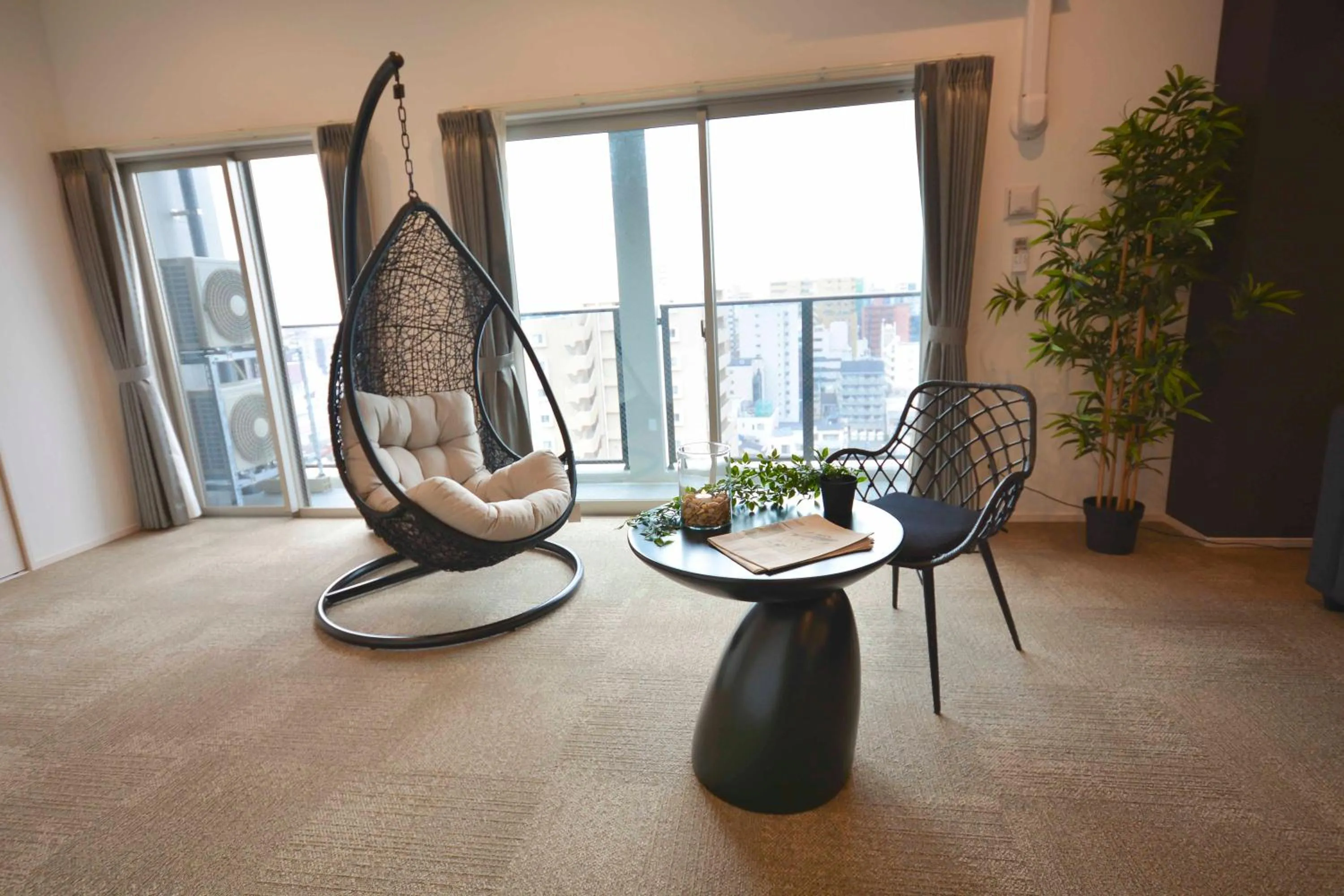 Living room in The Grand Residence Hotel Tenjin