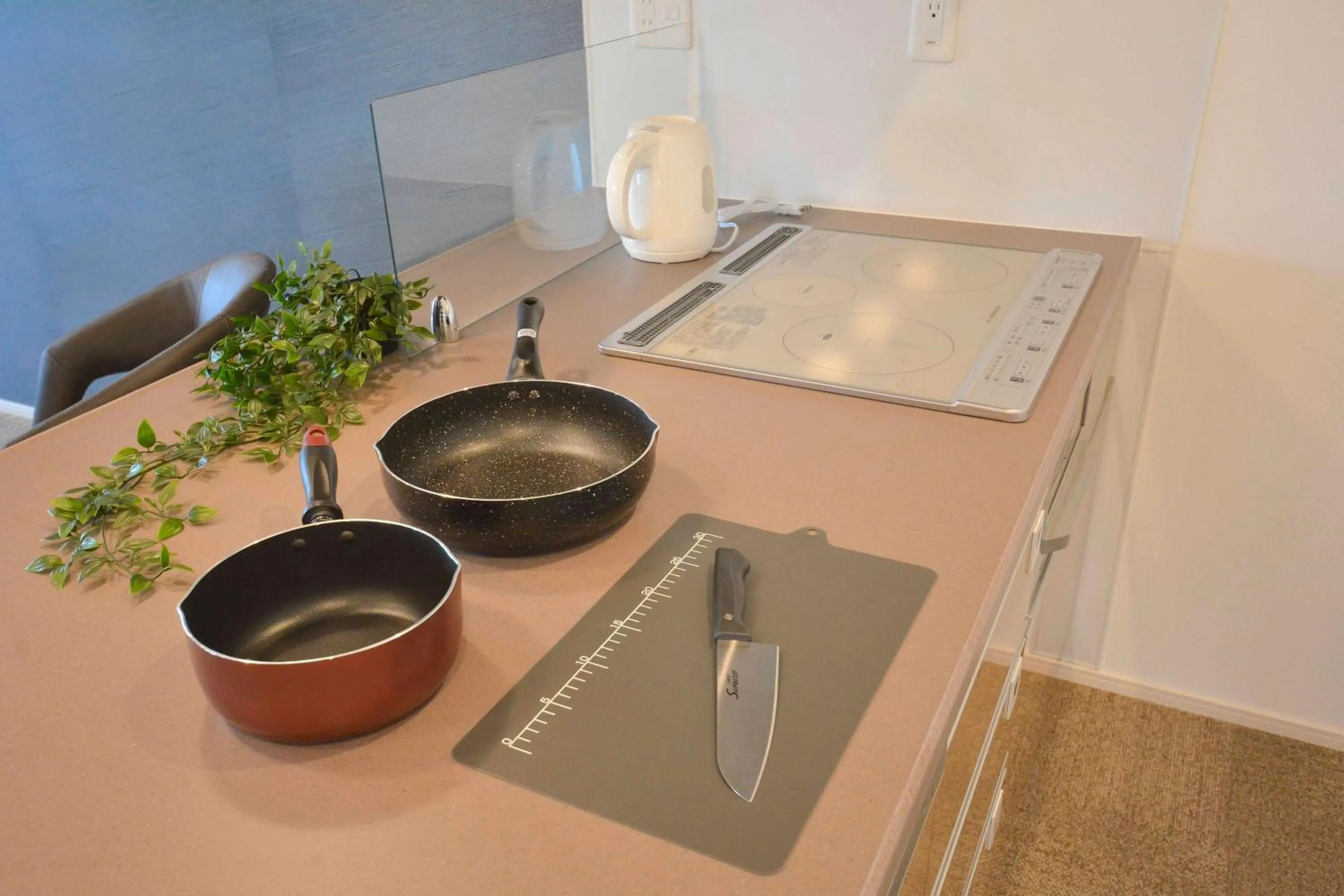 Kitchen or kitchenette in The Grand Residence Hotel Tenjin