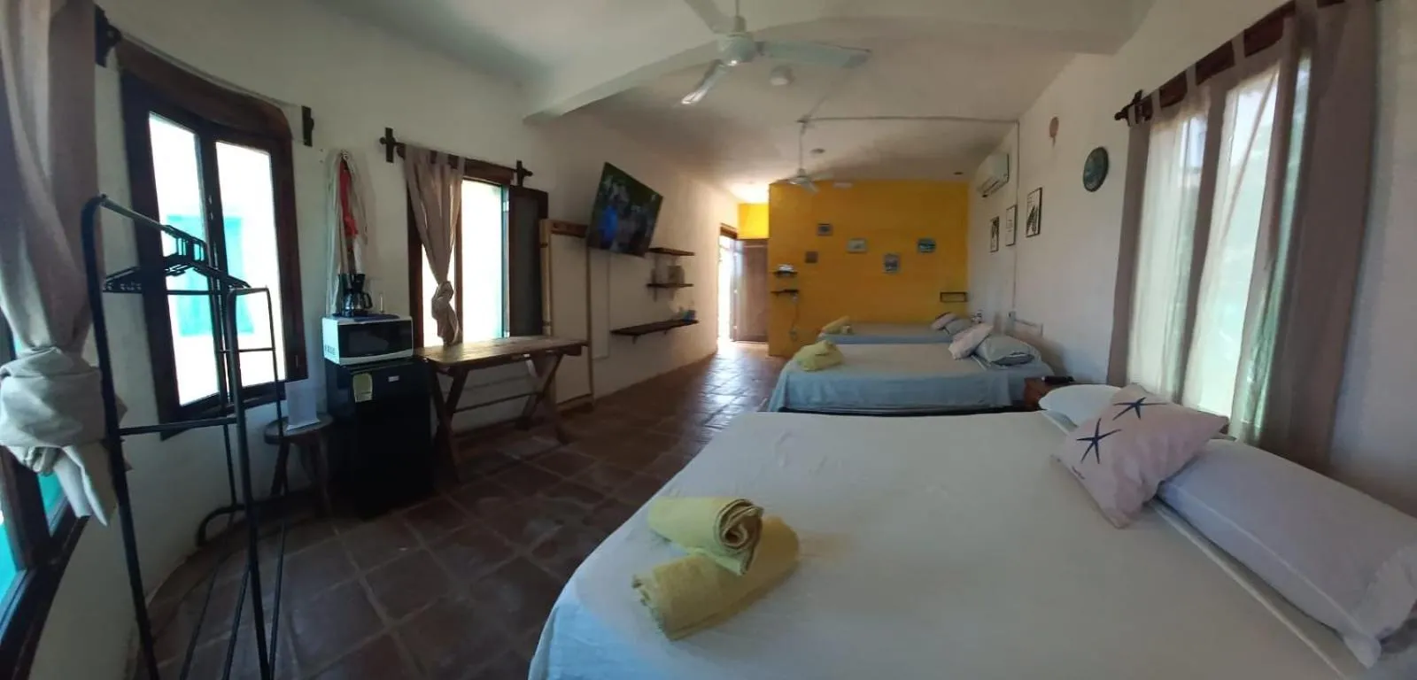 Bed in Hotel Quinto Sol