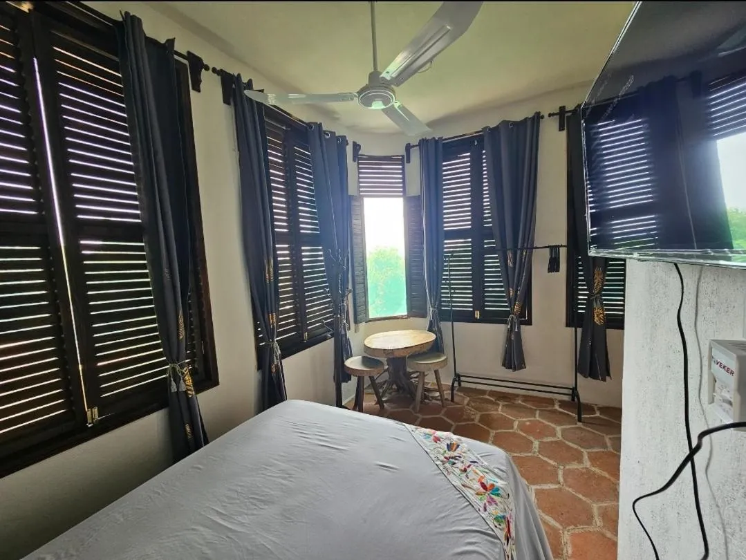 Bed in Hotel Quinto Sol