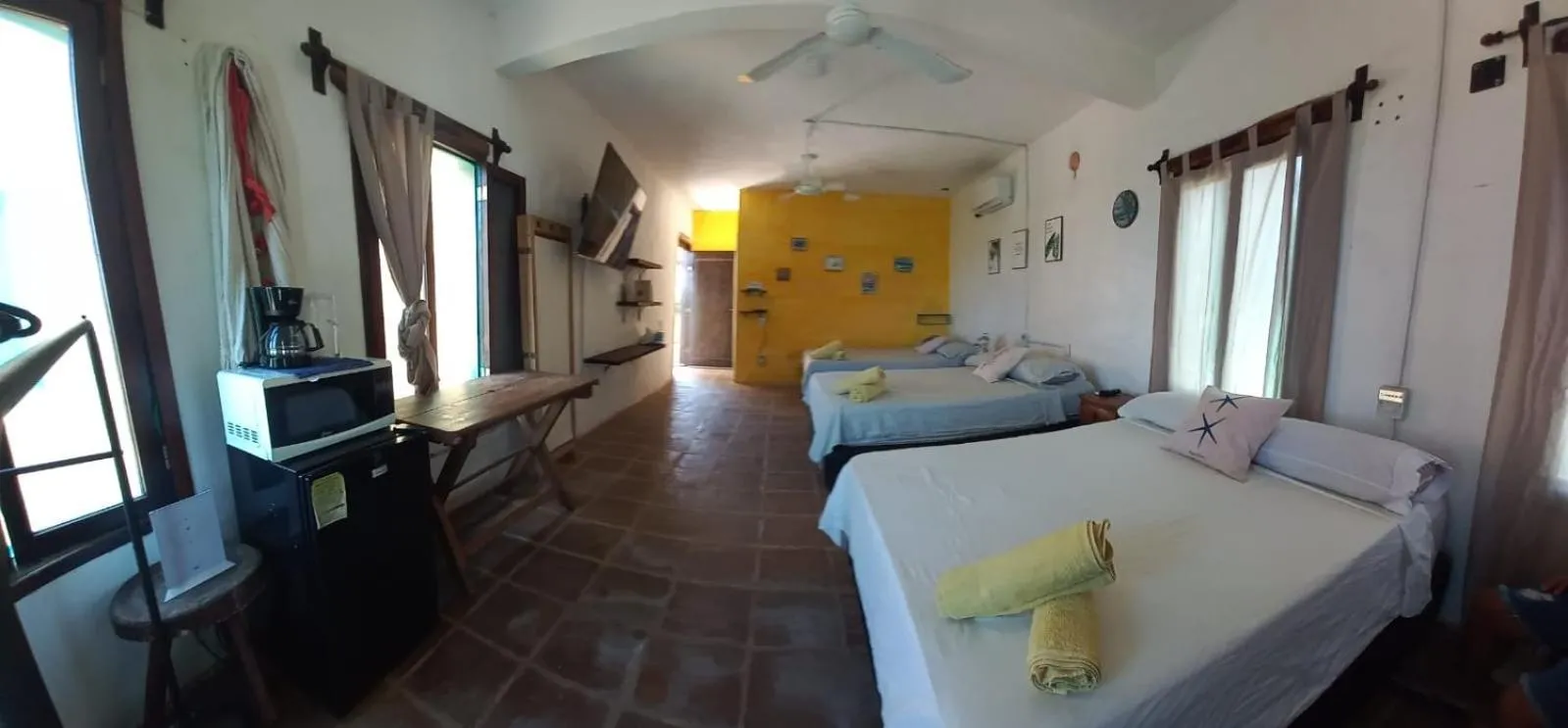 Bed in Hotel Quinto Sol