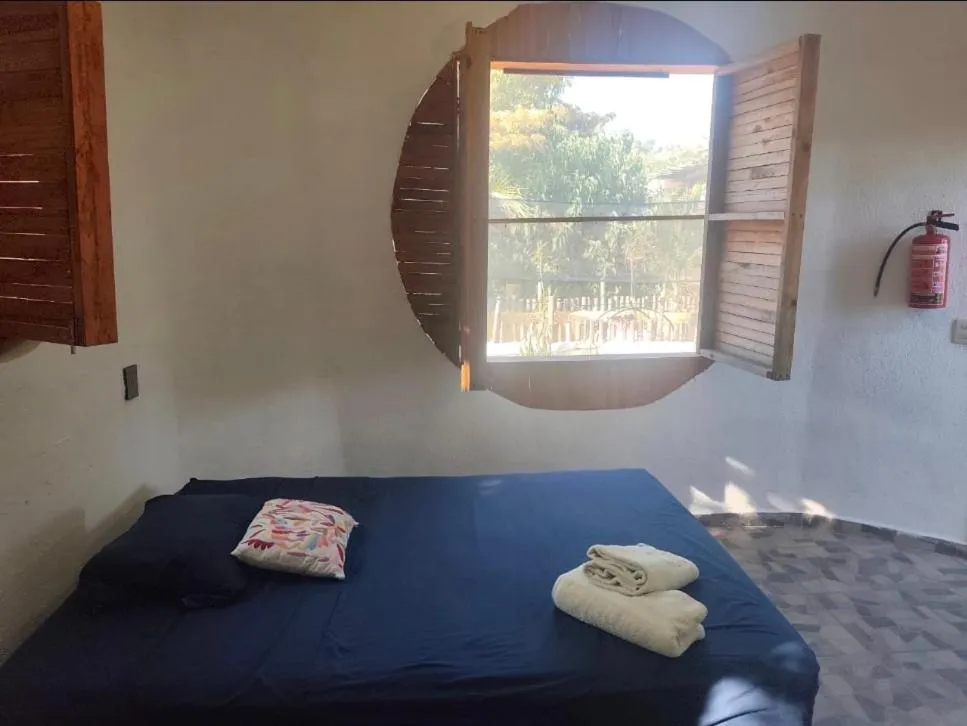 Bed in Hotel Quinto Sol
