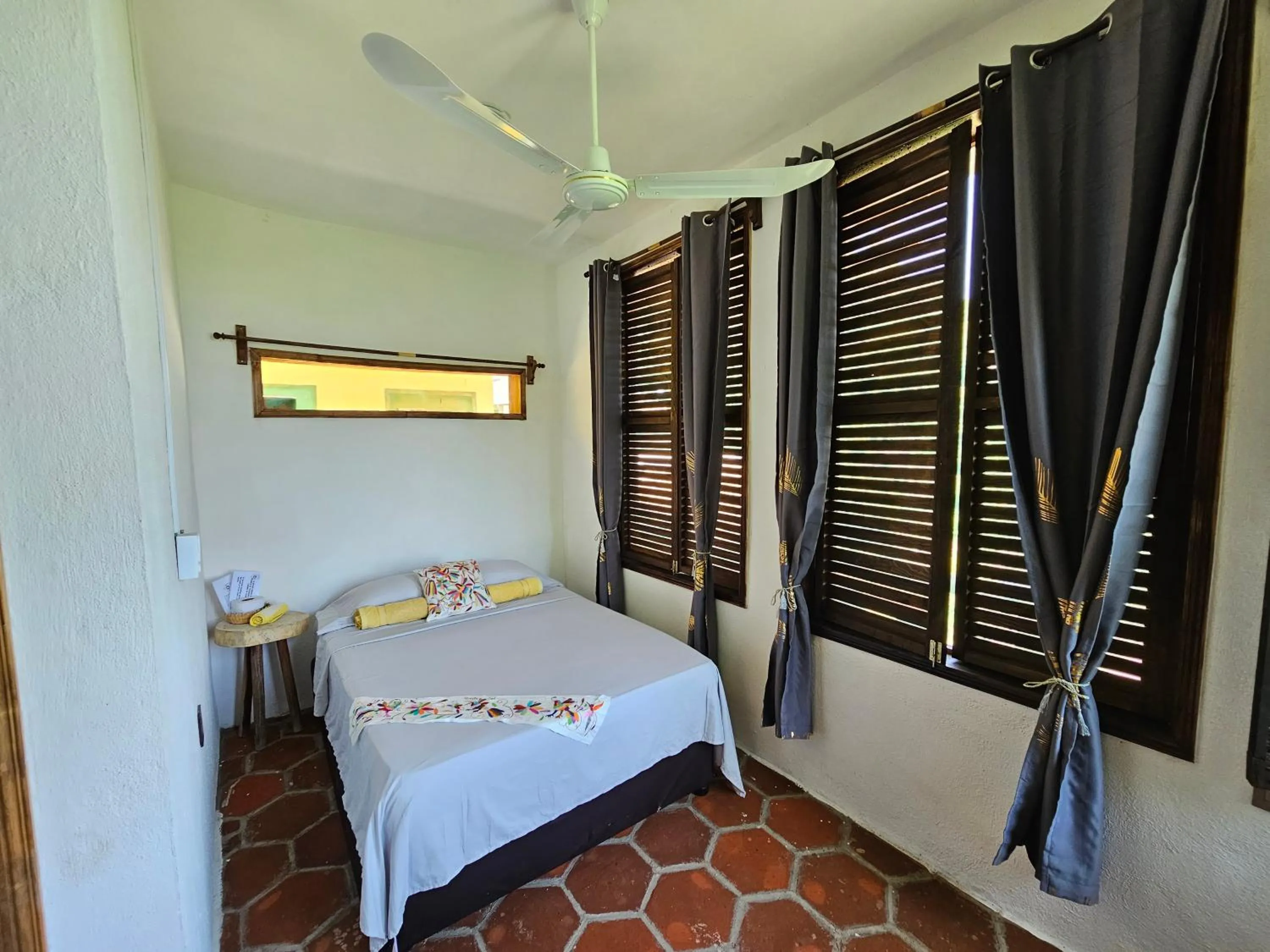 Bed in Hotel Quinto Sol