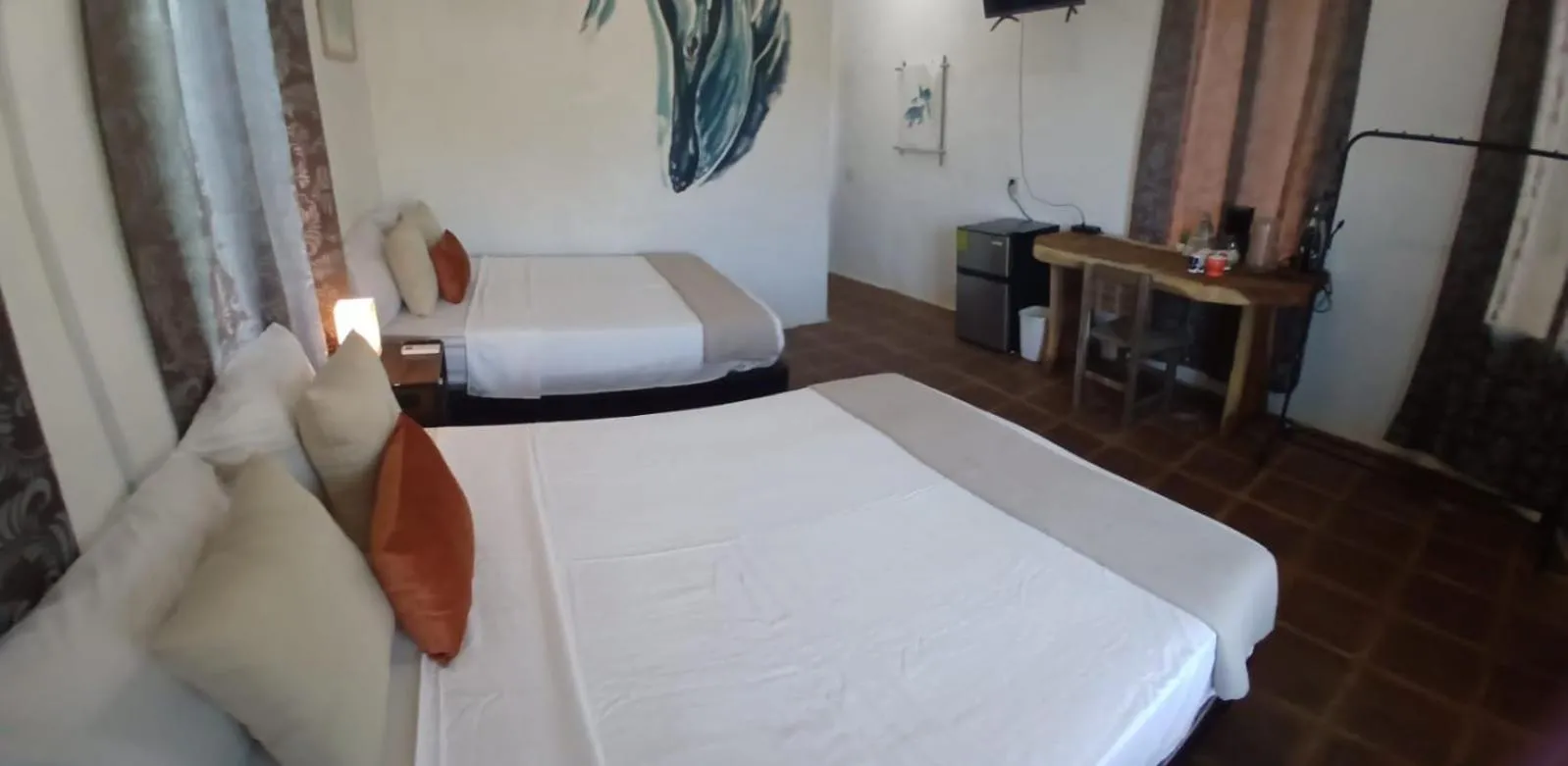Bed in Hotel Quinto Sol