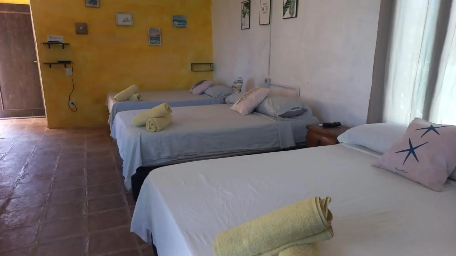 Bed in Hotel Quinto Sol