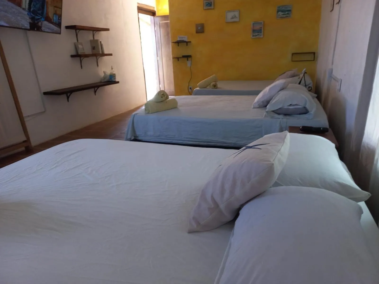 Bed in Hotel Quinto Sol