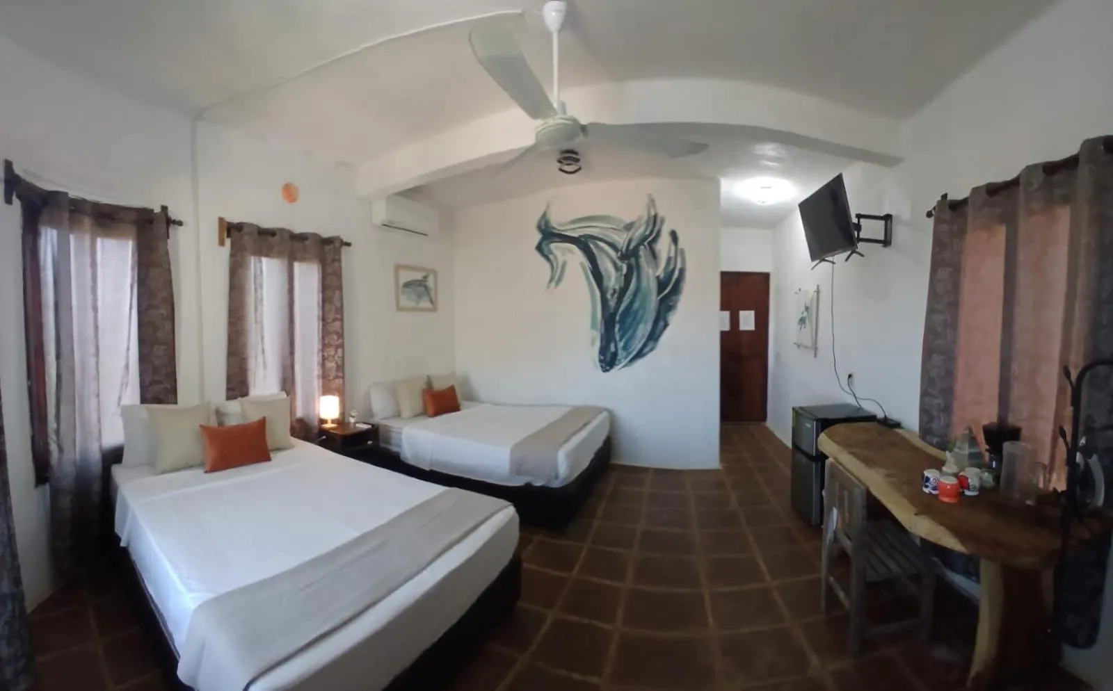 Bed in Hotel Quinto Sol
