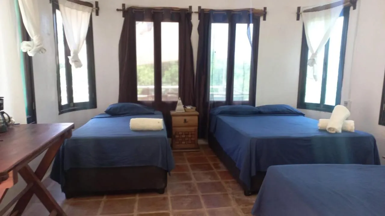 Bed in Hotel Quinto Sol