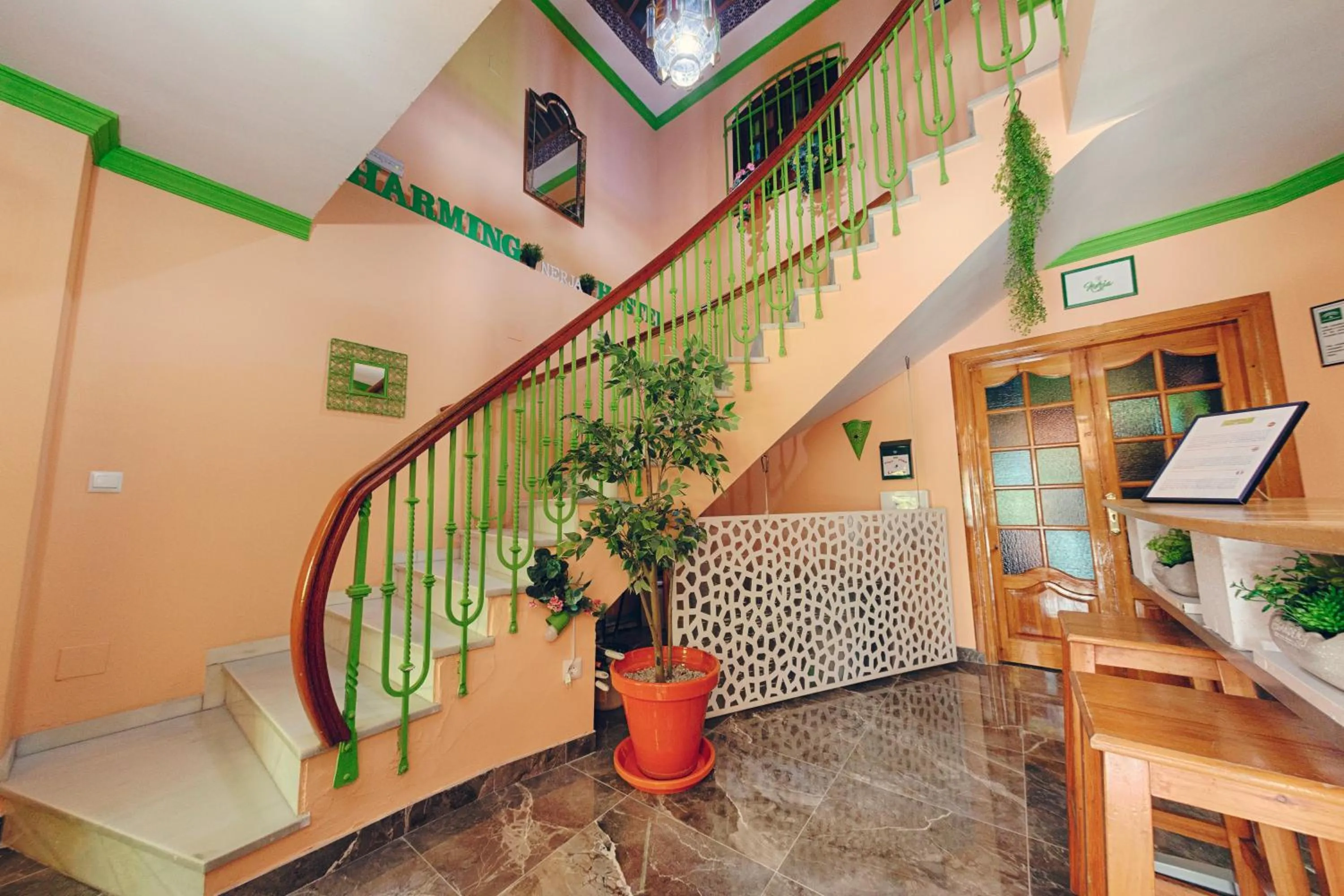 Lobby or reception in Charming Nerja Hostel