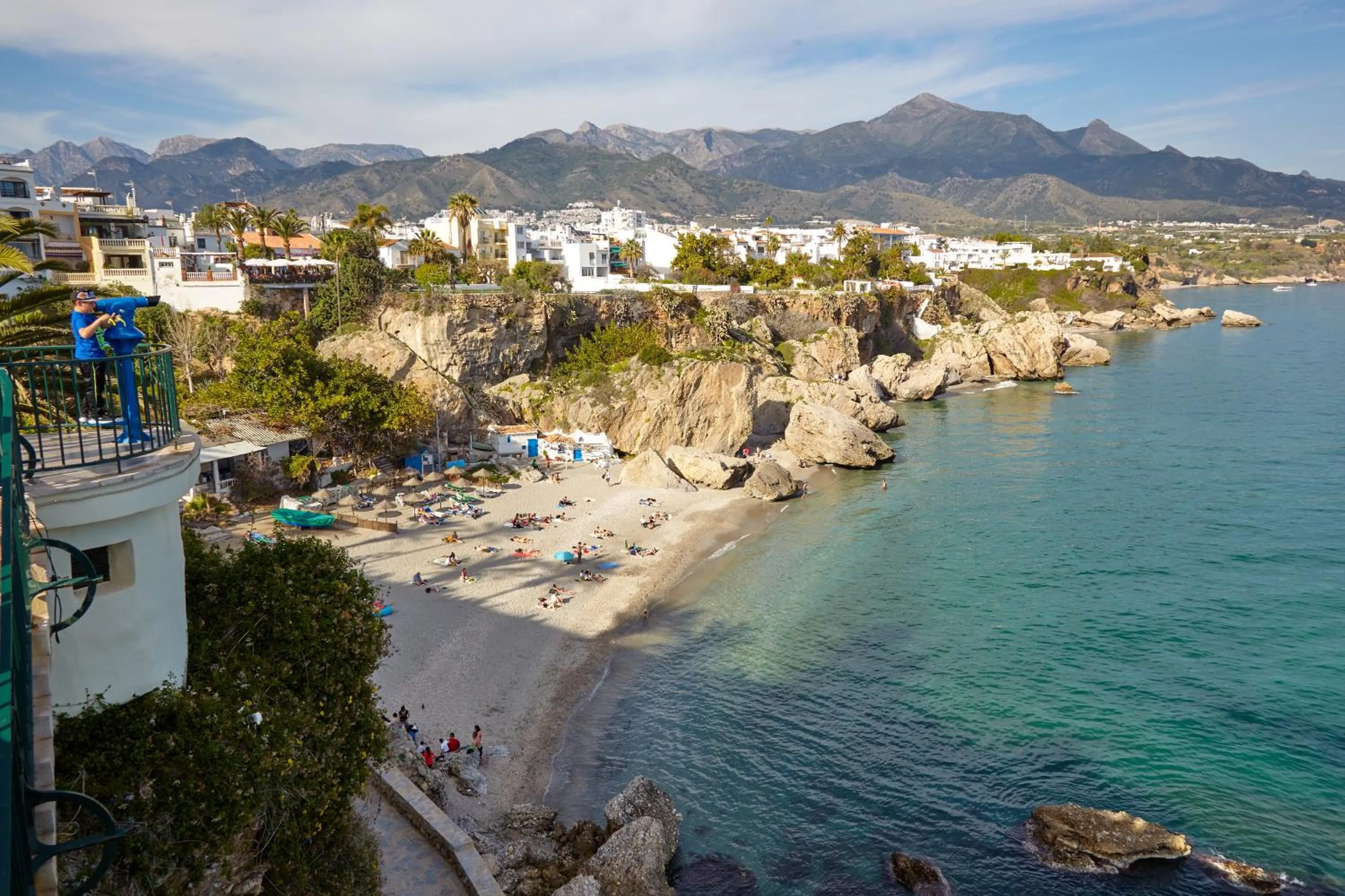 Beach in Charming Nerja Hostel