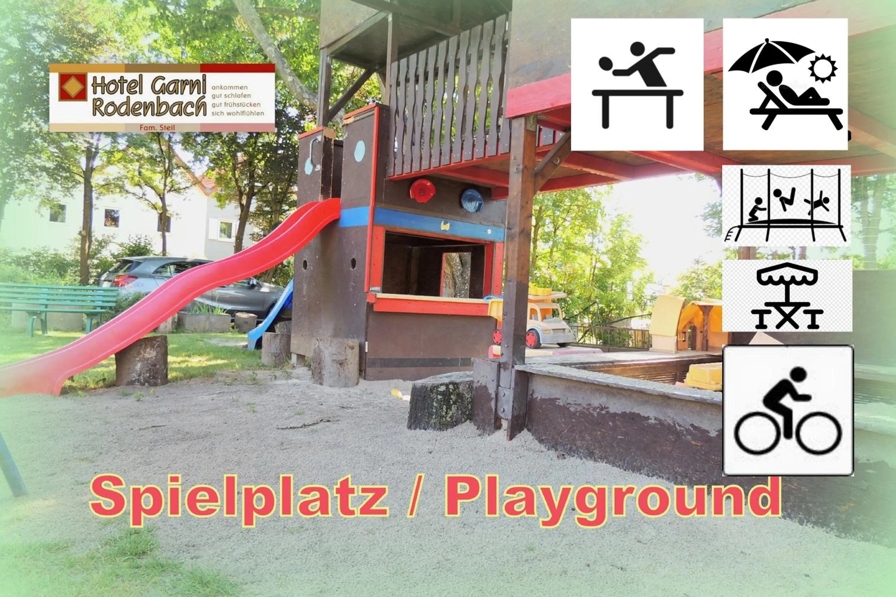 Children play ground in Appartements 4U Rodenbach