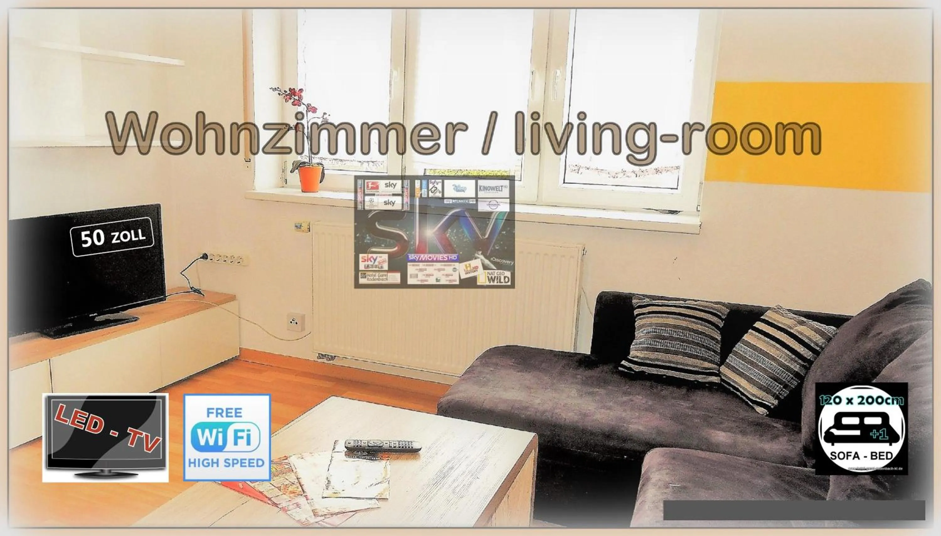 Living room in Appartements 4U Rodenbach