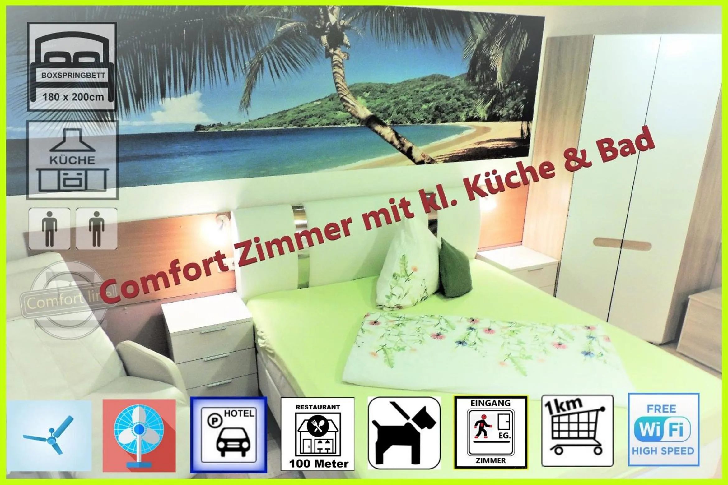 Bed in Appartements 4U Rodenbach