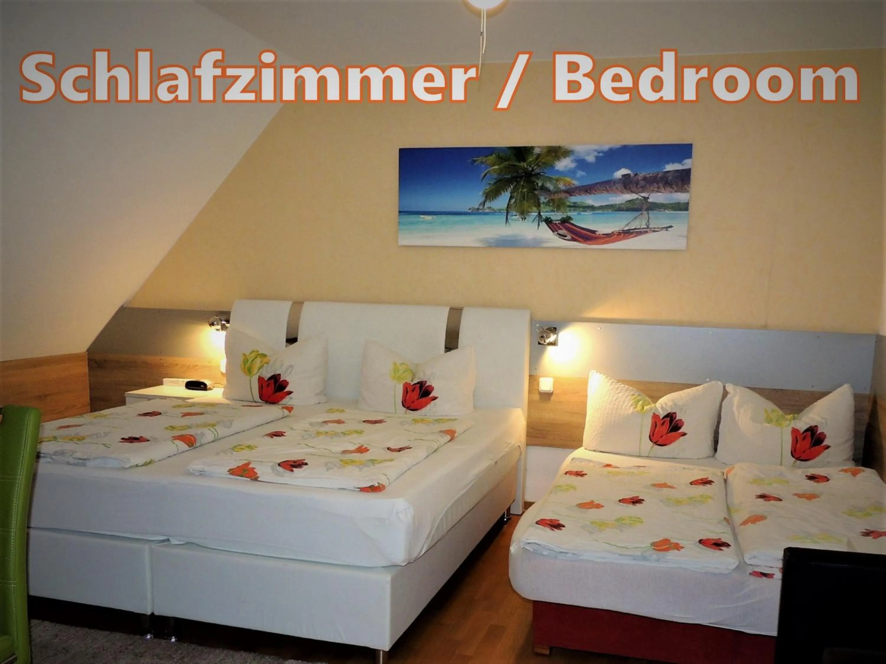 Bedroom, Bed in Appartements 4U Rodenbach