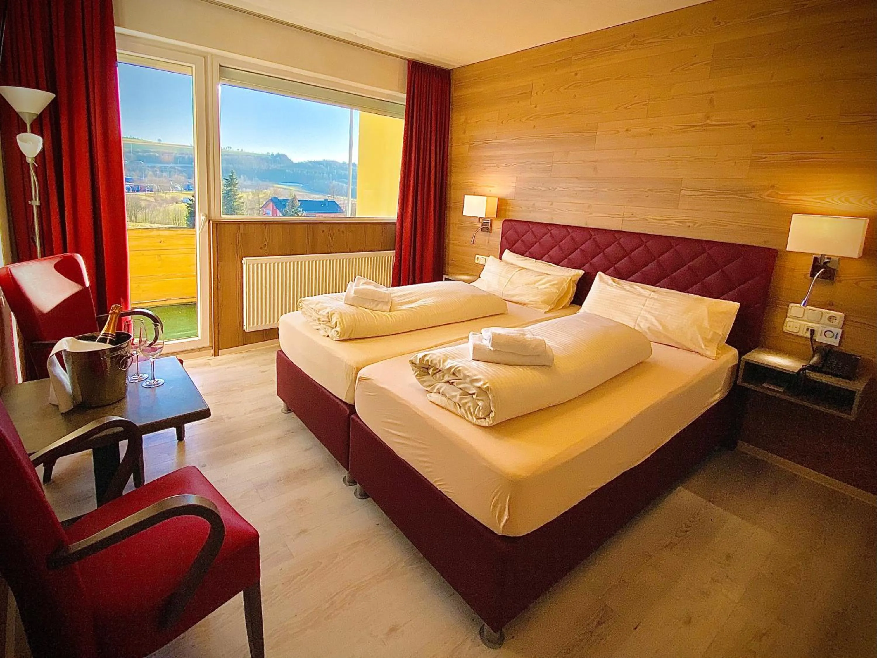 Bed in Meister BÄR HOTEL Frankenwald