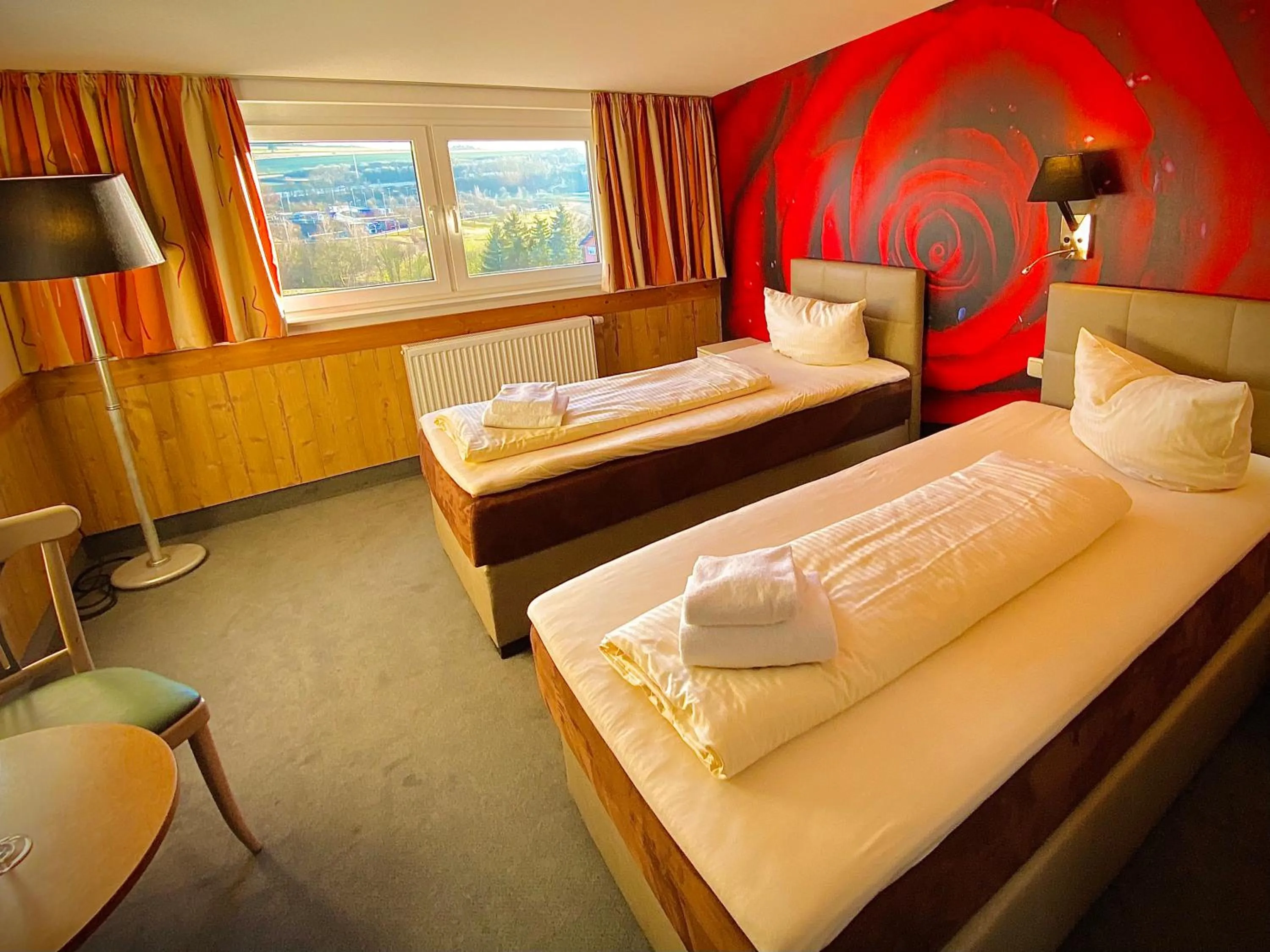 Bed in Meister BÄR HOTEL Frankenwald