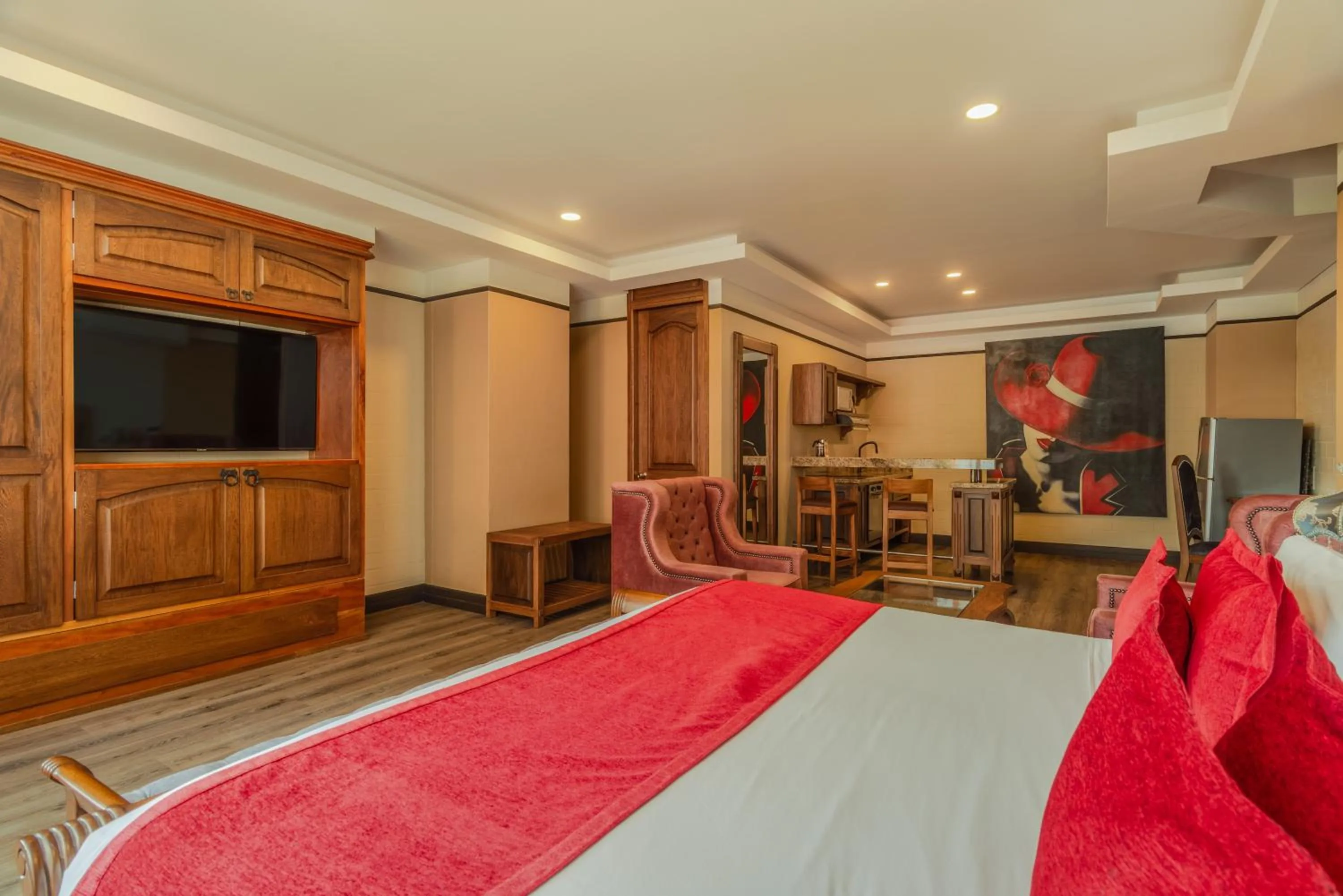 Photo of the whole room, Bed in Hotel Du Parc