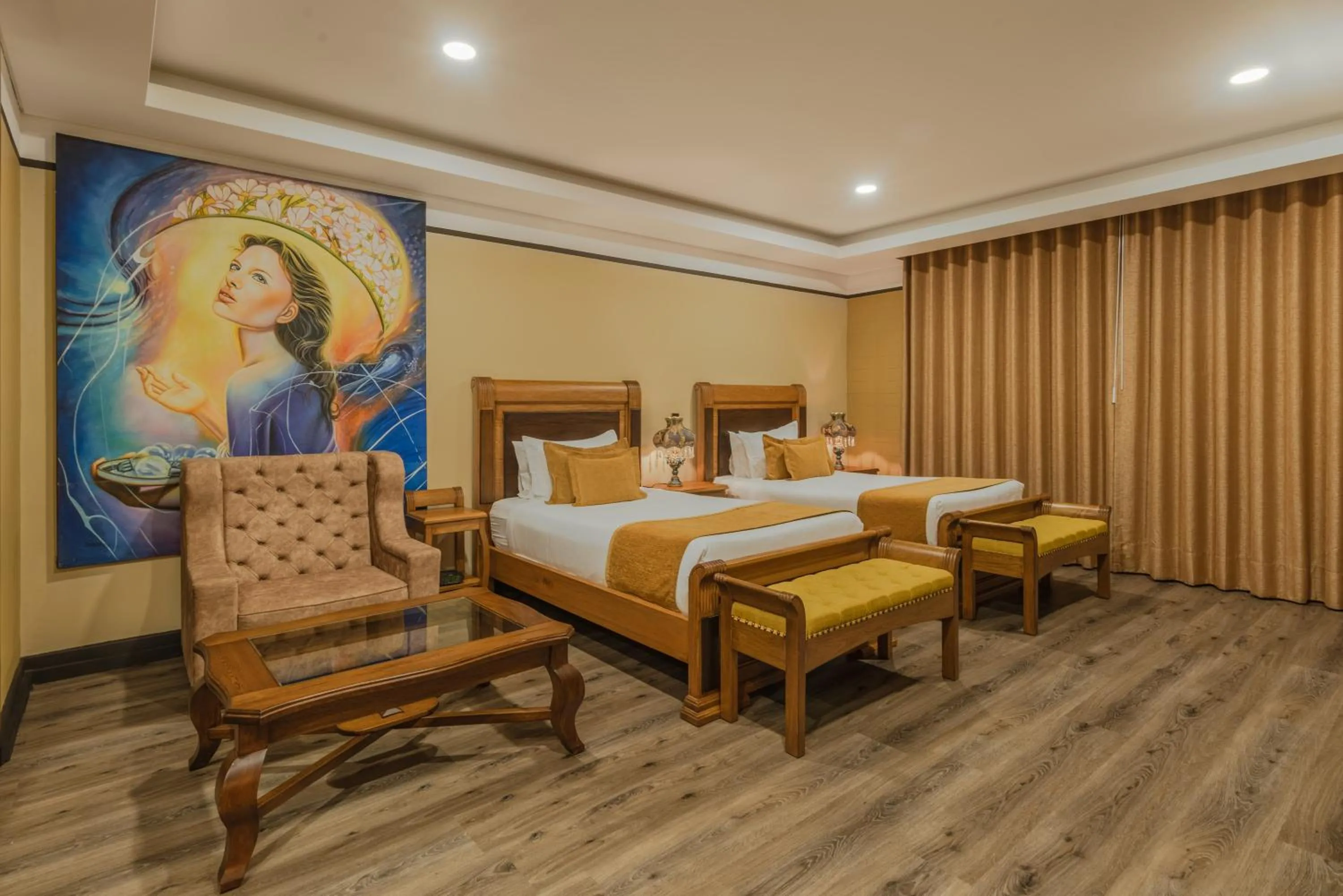 Photo of the whole room, Bed in Hotel Du Parc