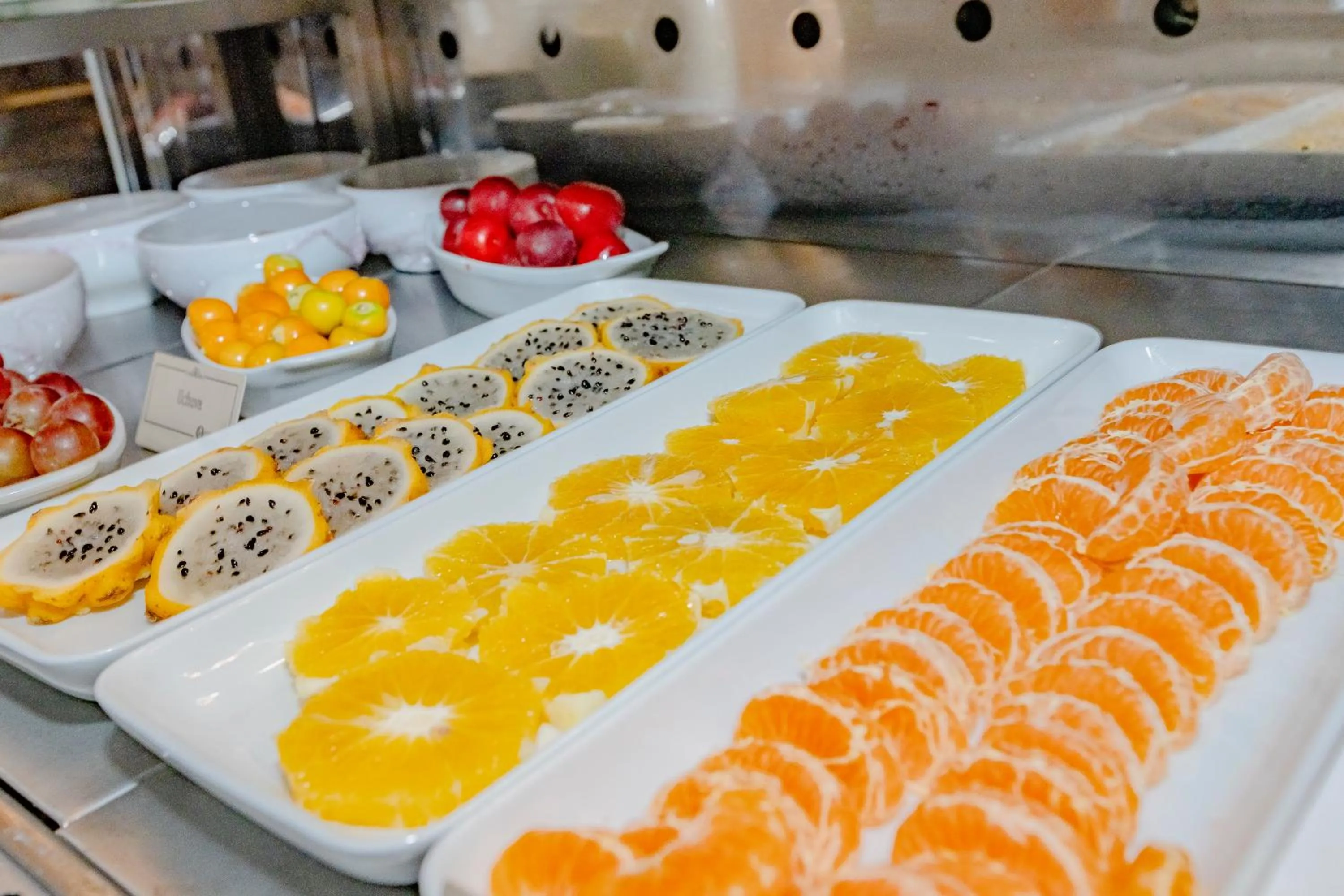 Buffet breakfast in Hotel Du Parc