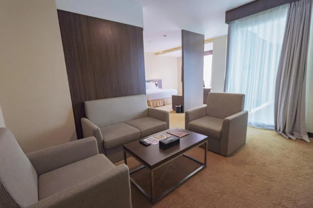 Living room in Labersa Hotel & Convention Center Toba Balige Living room in Labersa Hotel & Convention Center Toba Balige