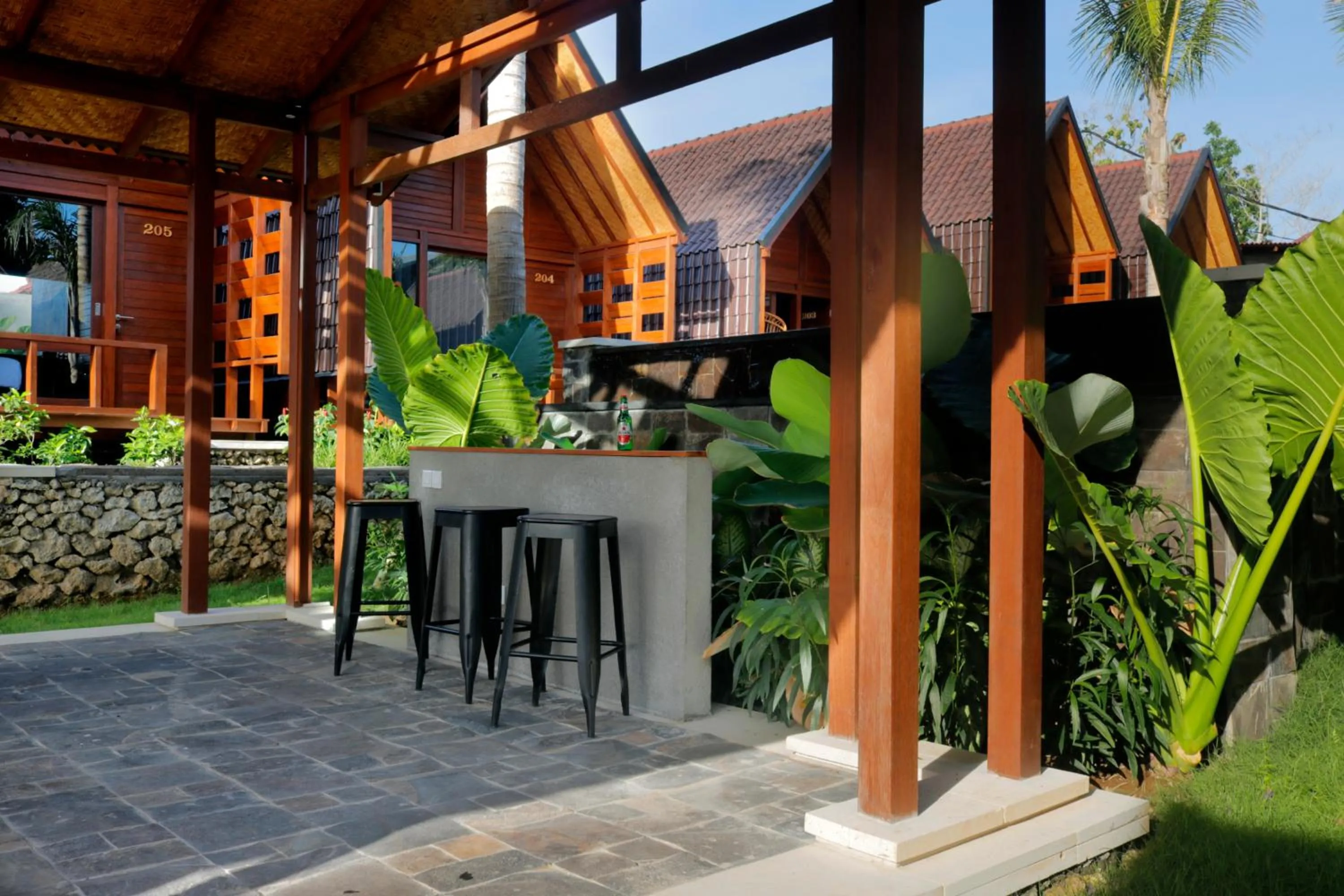 Patio in Bingin Lodge Uluwatu