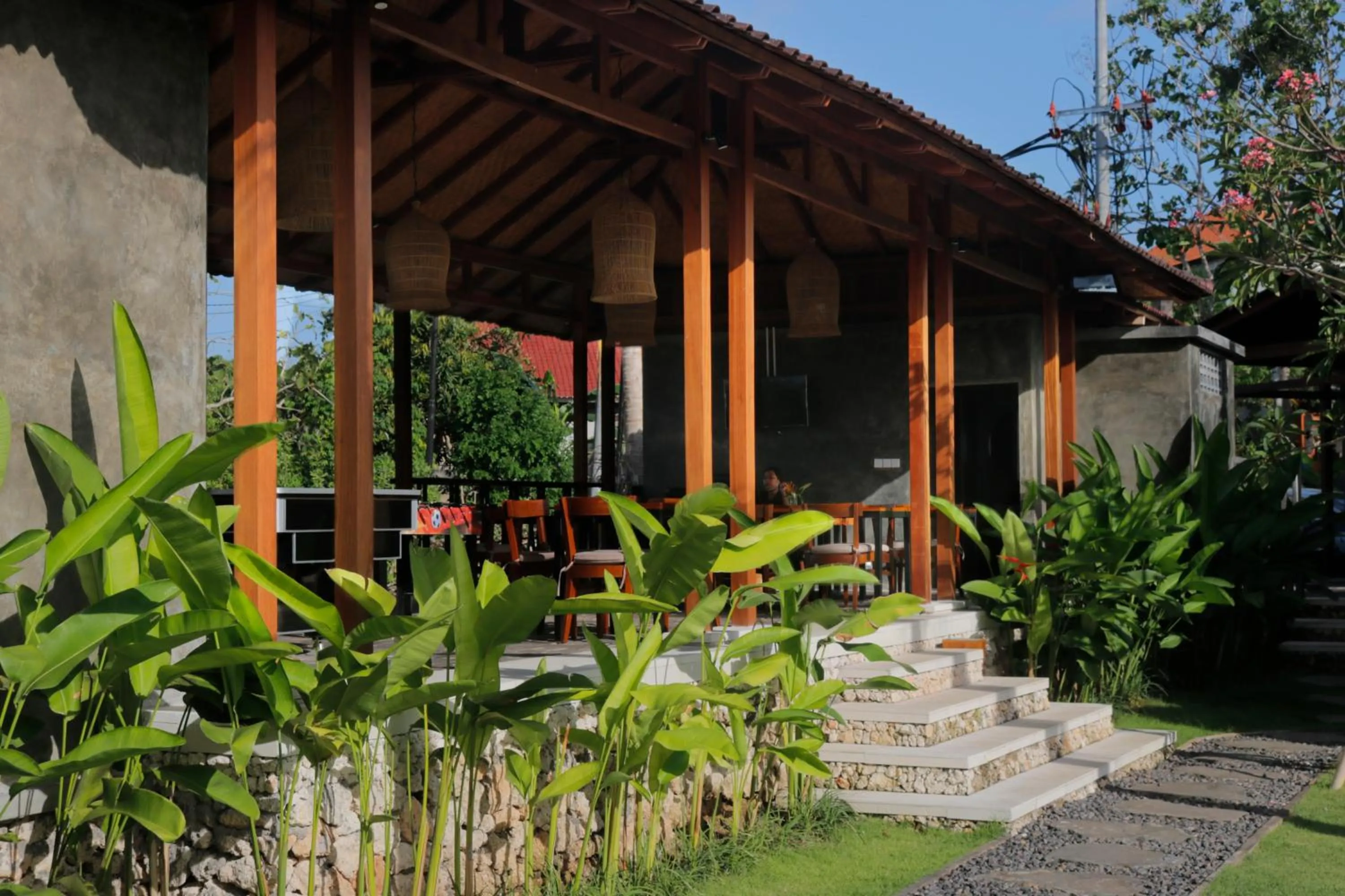 Patio in Bingin Lodge Uluwatu