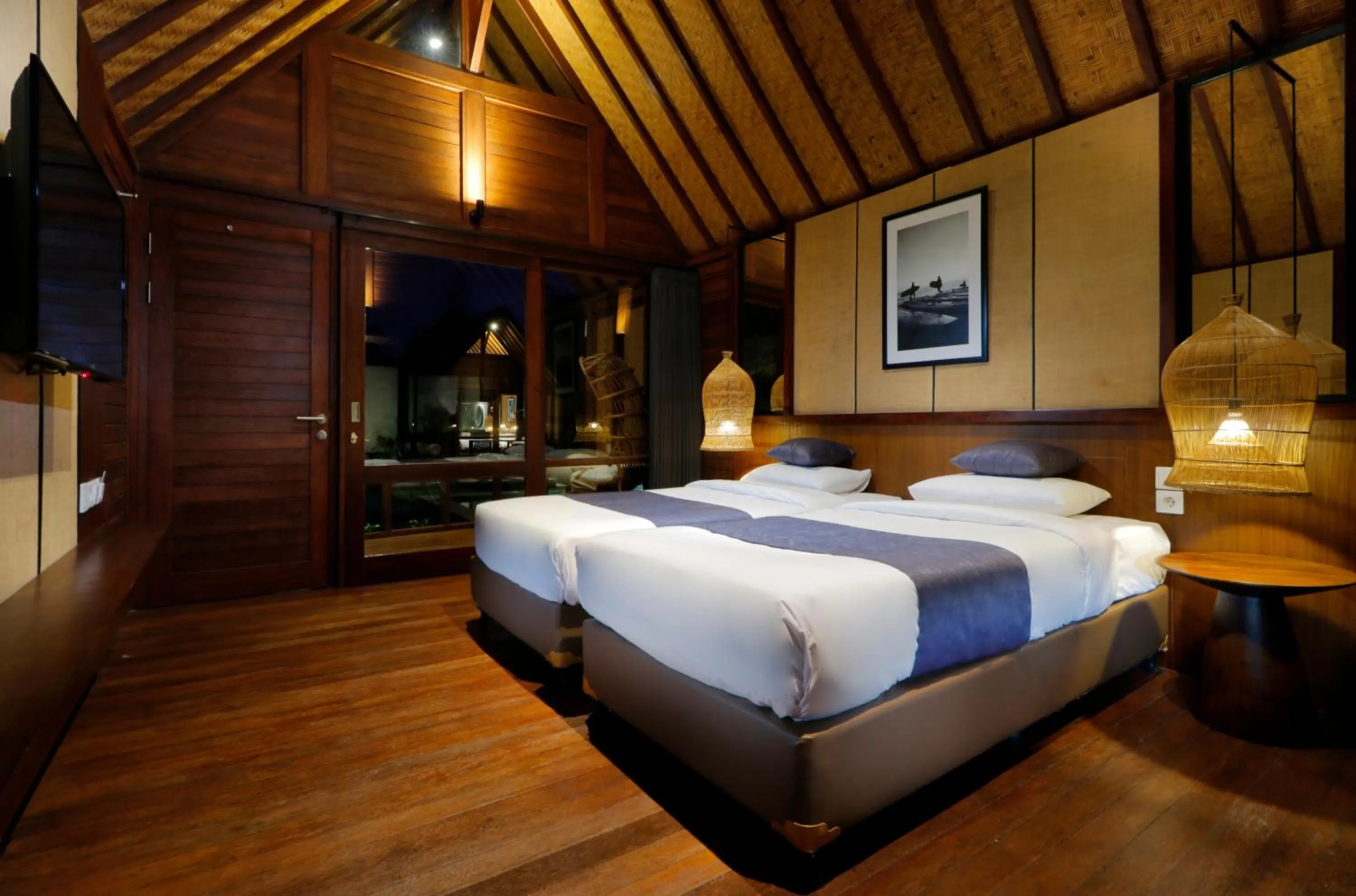Bed in Bingin Lodge Uluwatu
