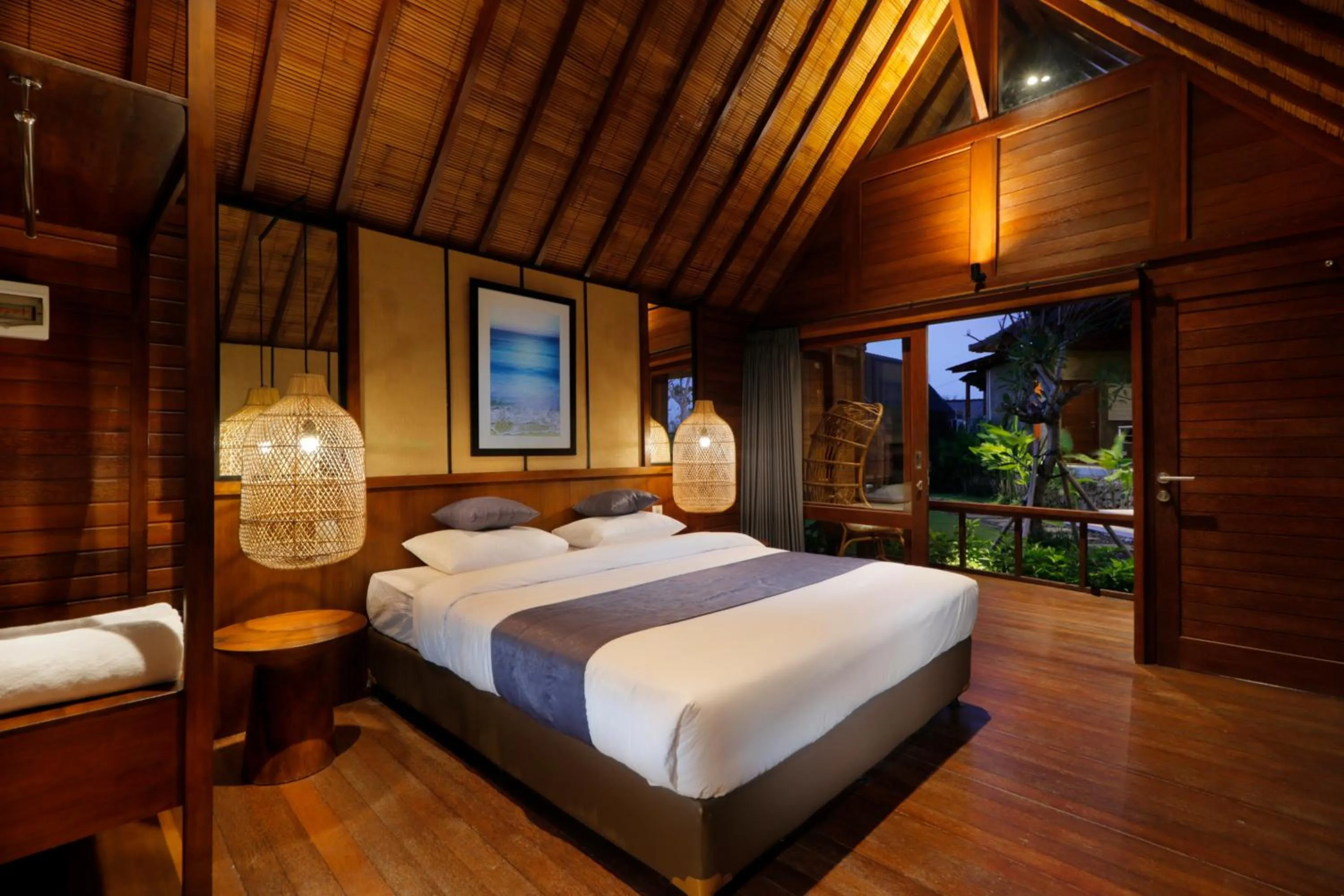 Bed in Bingin Lodge Uluwatu
