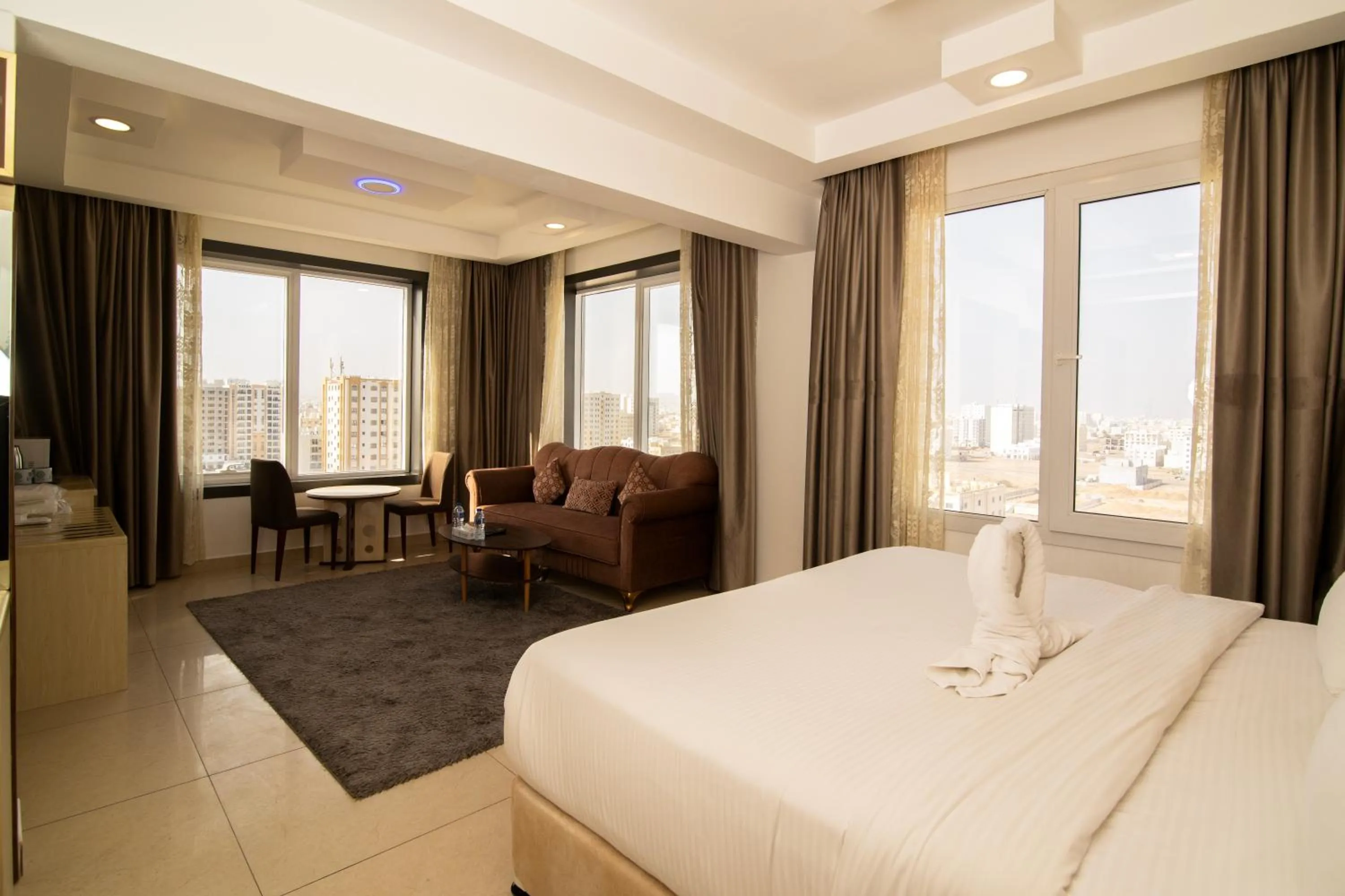 Bed in Diamond Star Hotel فندق النجمة الماسية