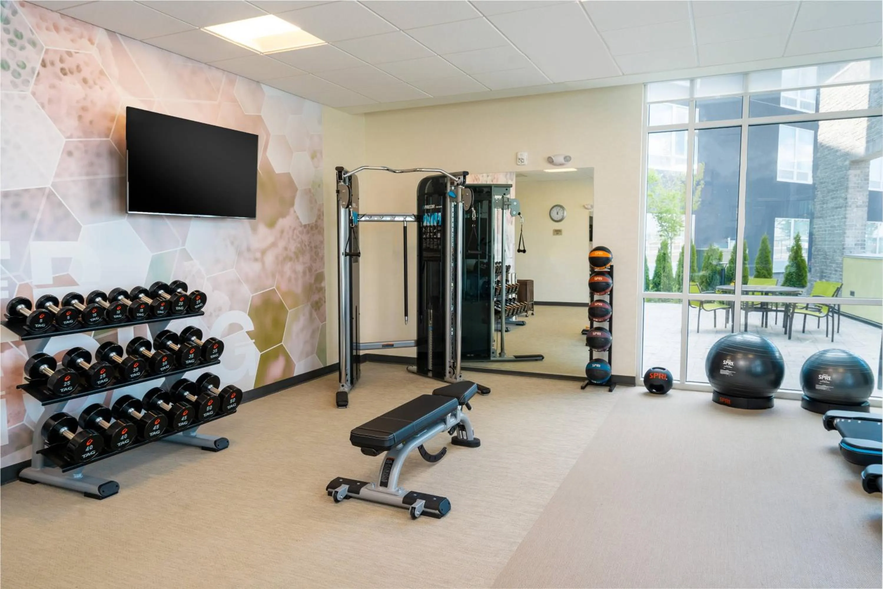 Fitness centre/facilities in SpringHill Suites Spokane Airport