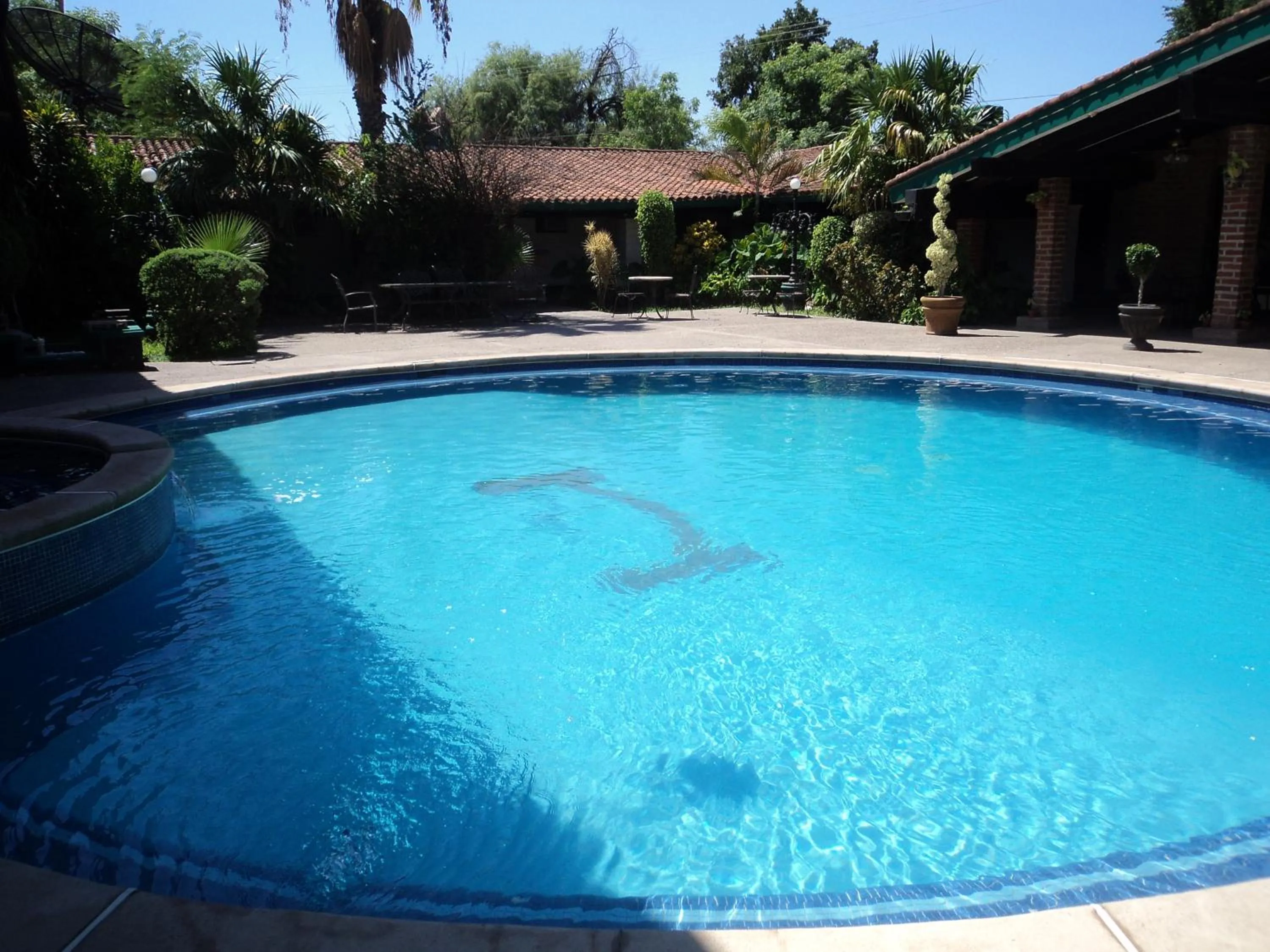 Swimming pool in Hotel El Rancho