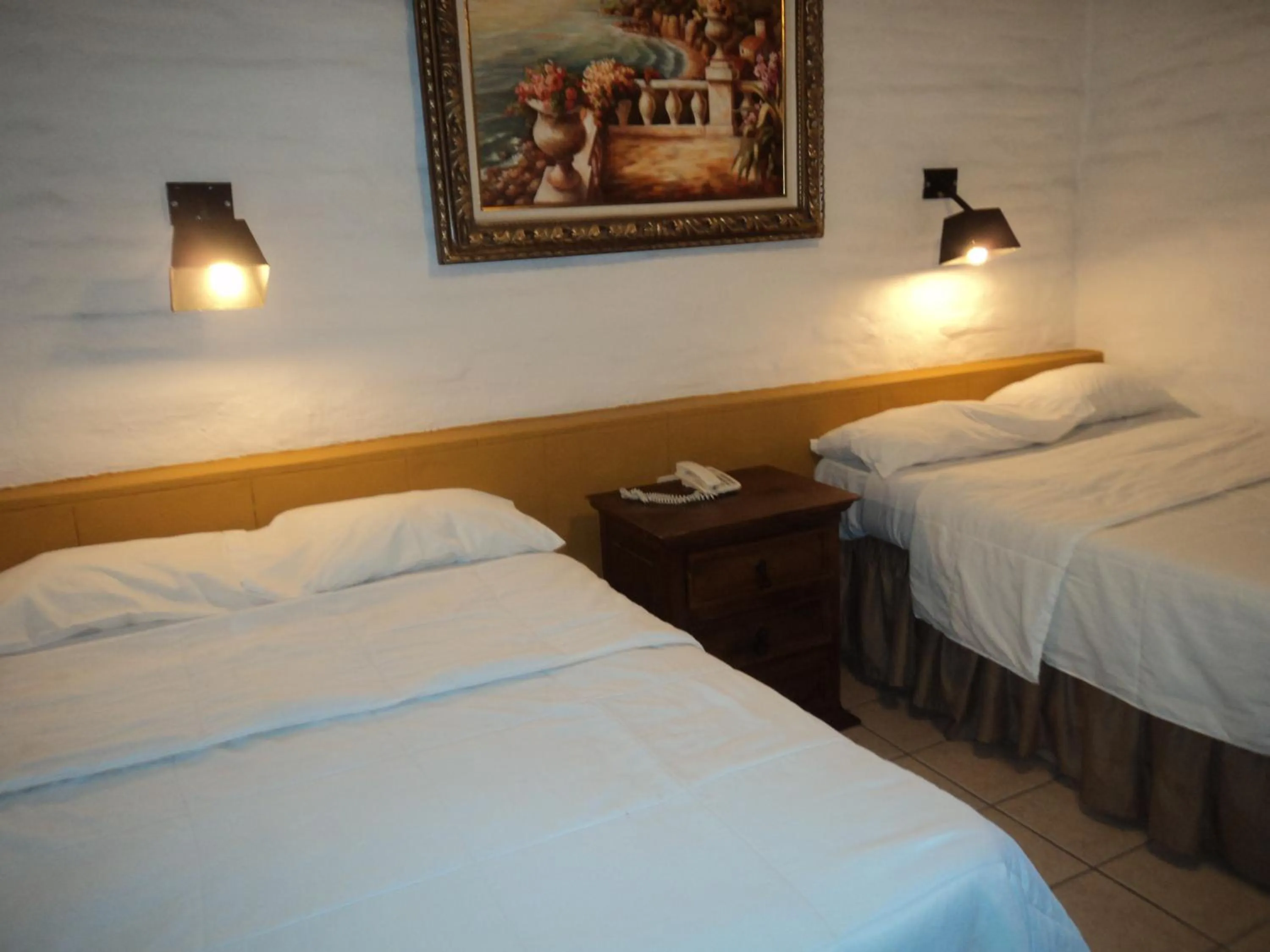 Decorative detail, Bed in Hotel El Rancho