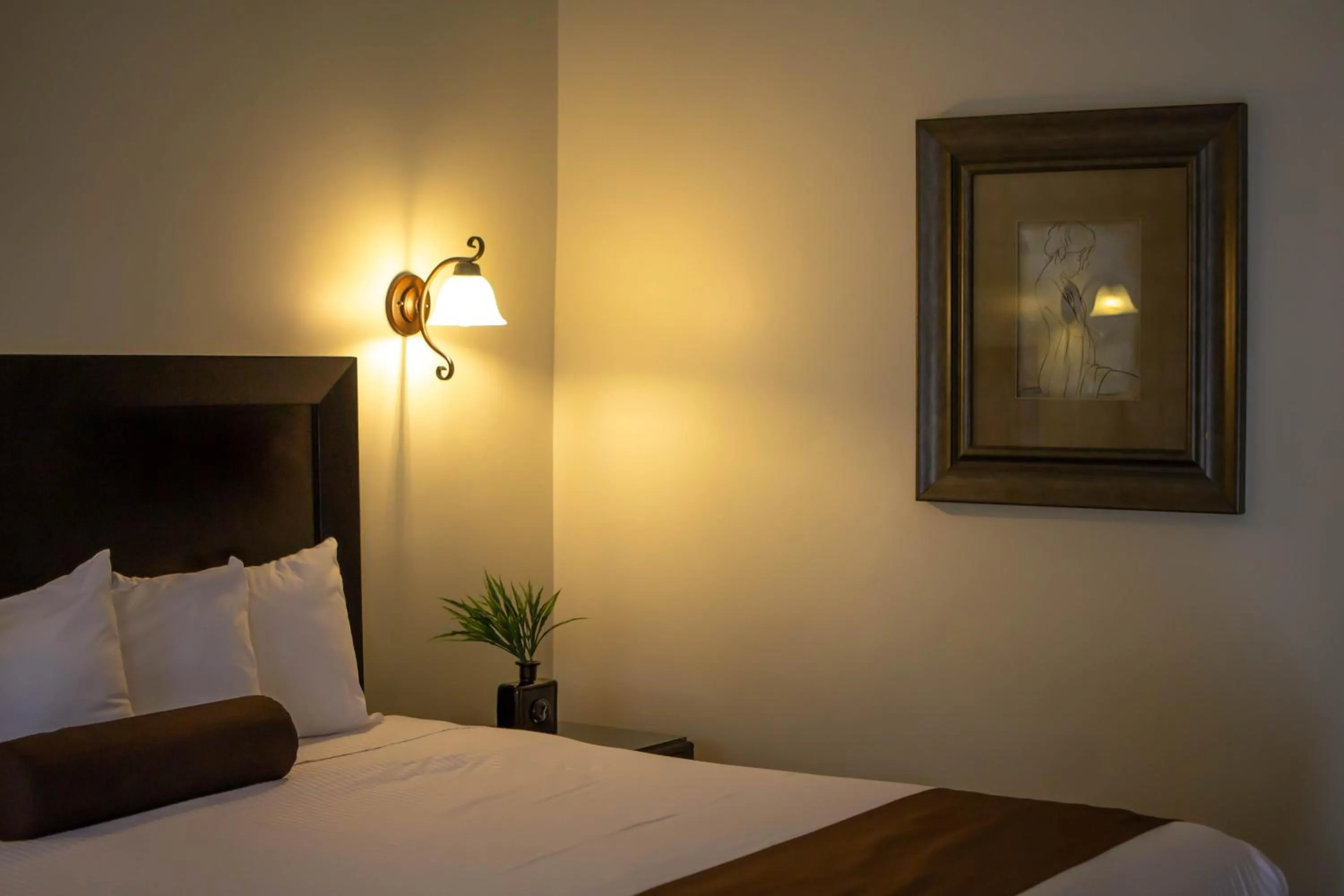 Communal lounge/ TV room, Bed in Hotel Del Rio